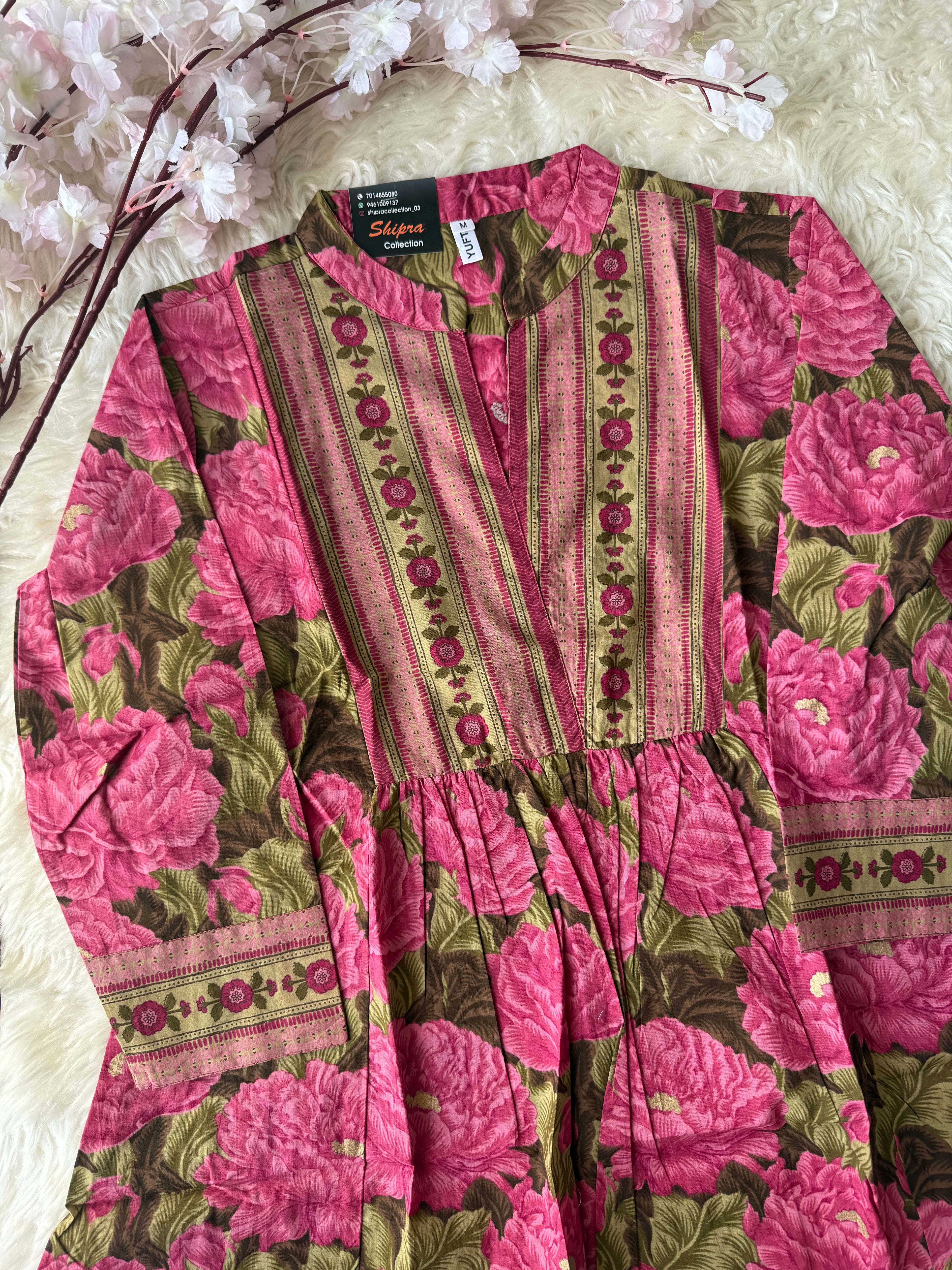 Premium Cotton Peplum Kurti