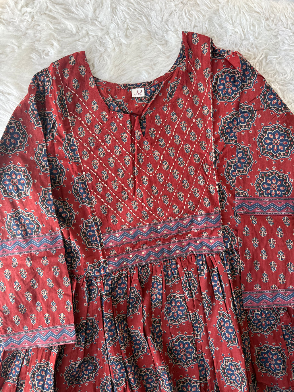 Premium Cotton Flare Kurti