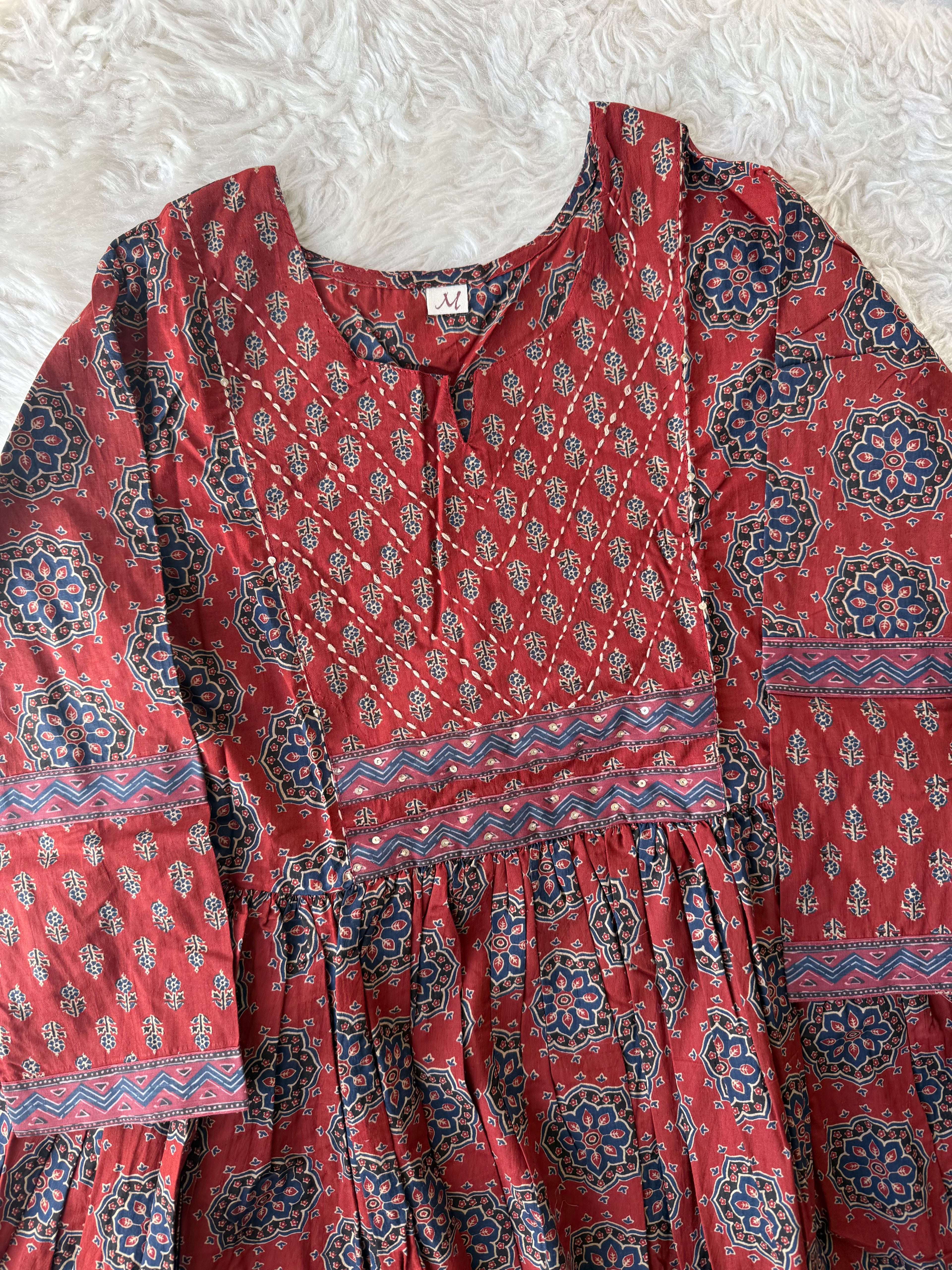 Premium Cotton Flare Kurti