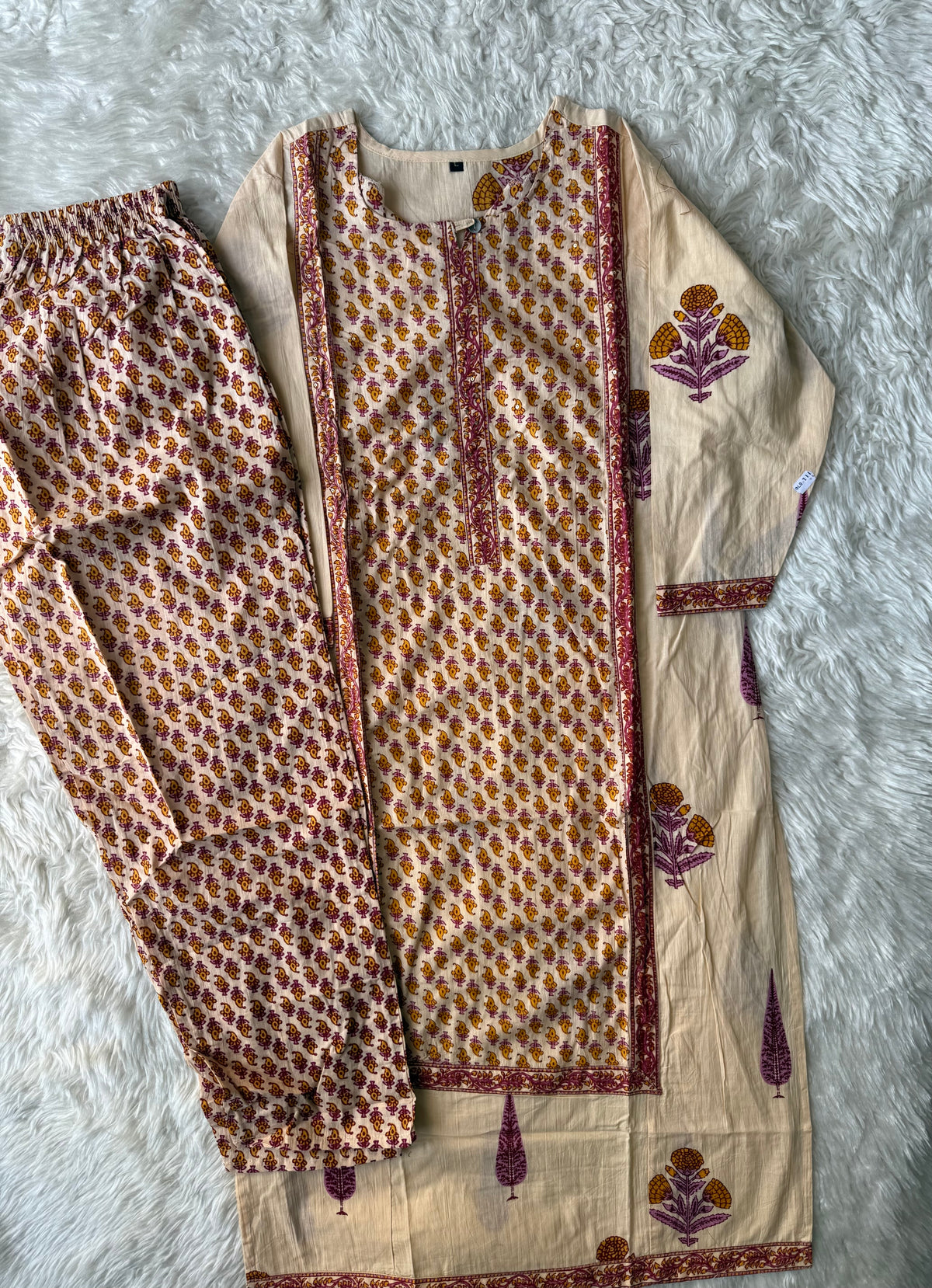 Cotton Kurti Pant Set