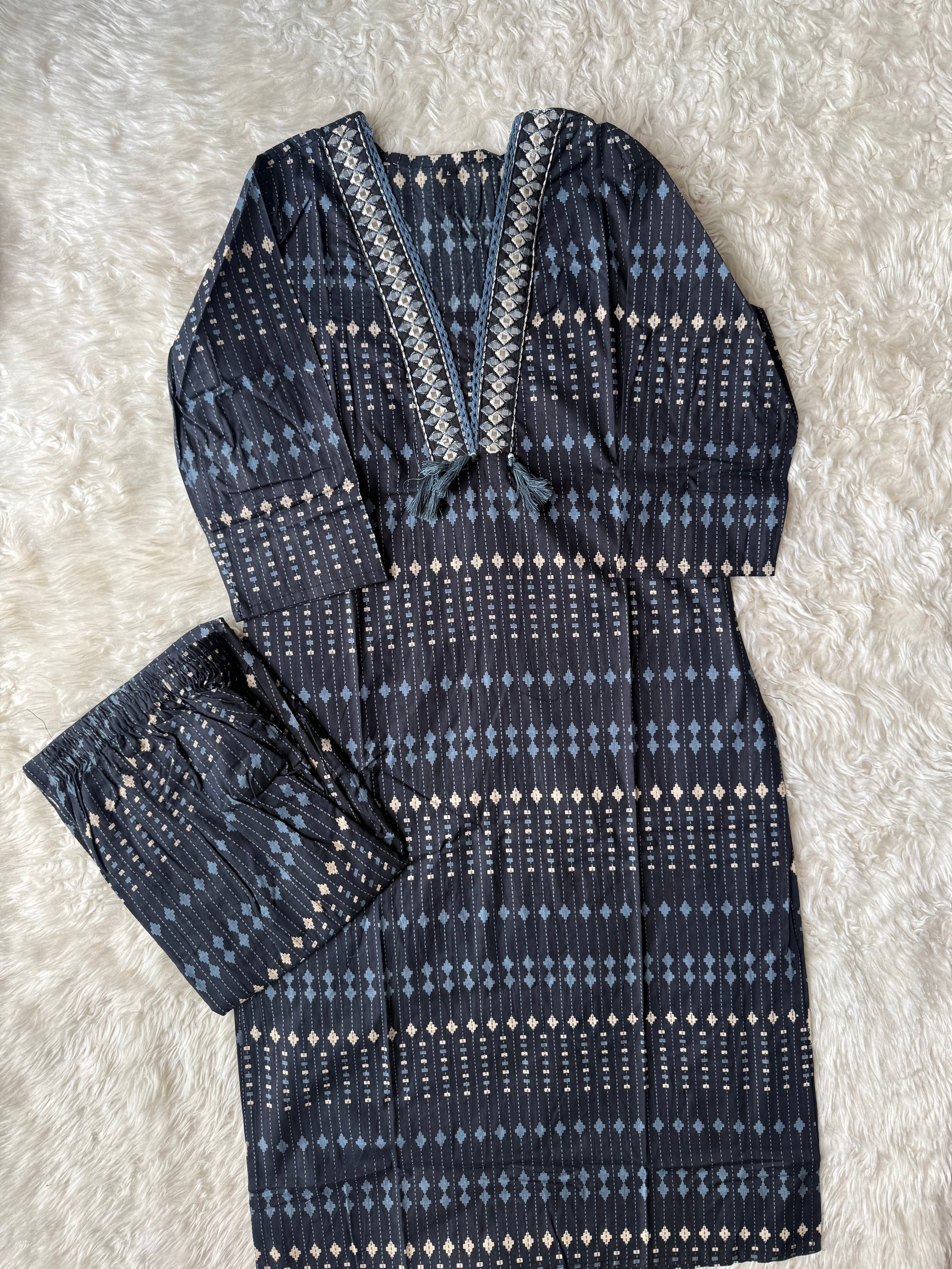 Cotton Kurti Pant Set