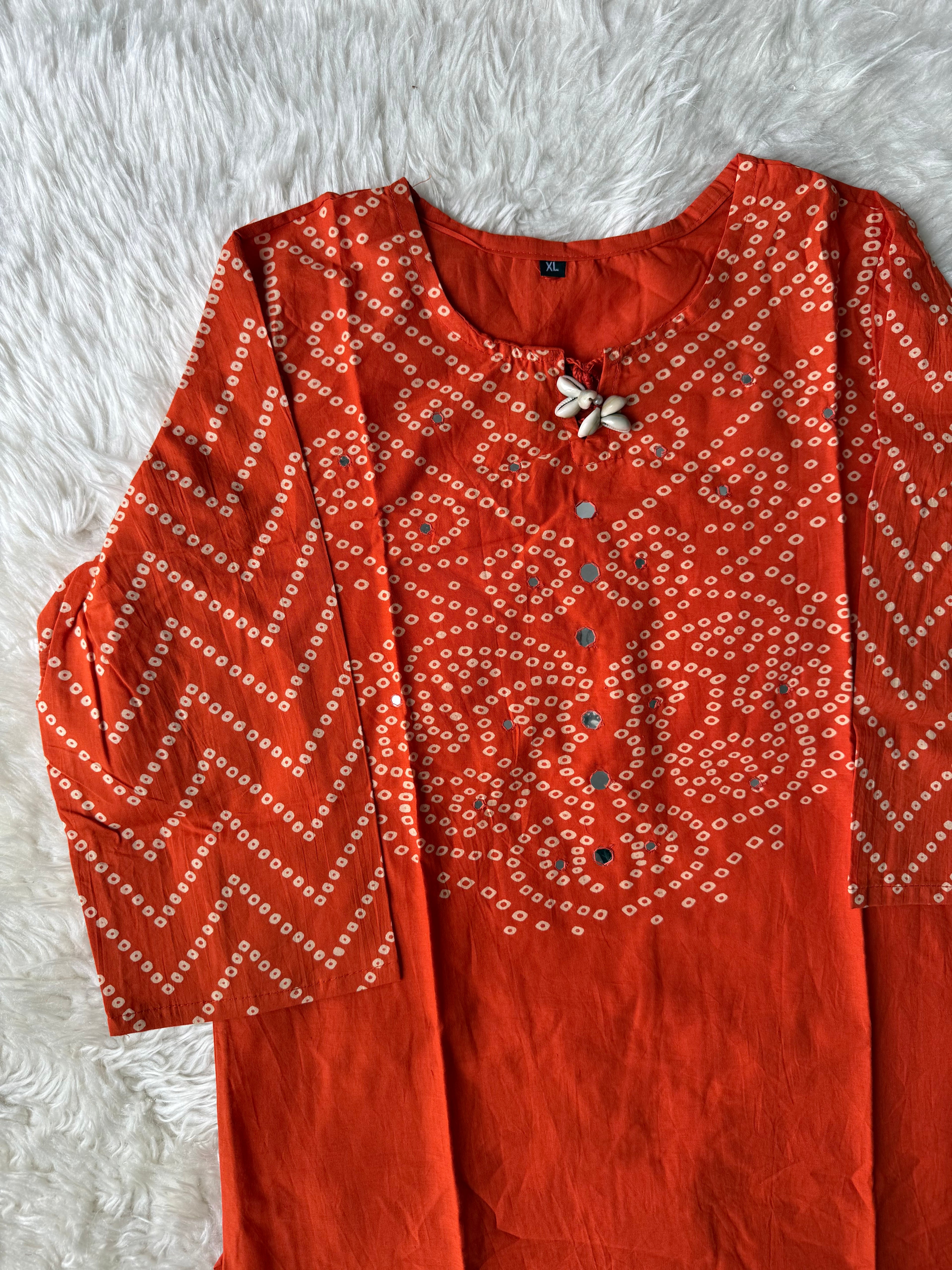 Cotton Kurti Pant Set