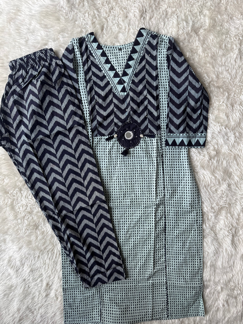 Cotton Kurti Pant Set