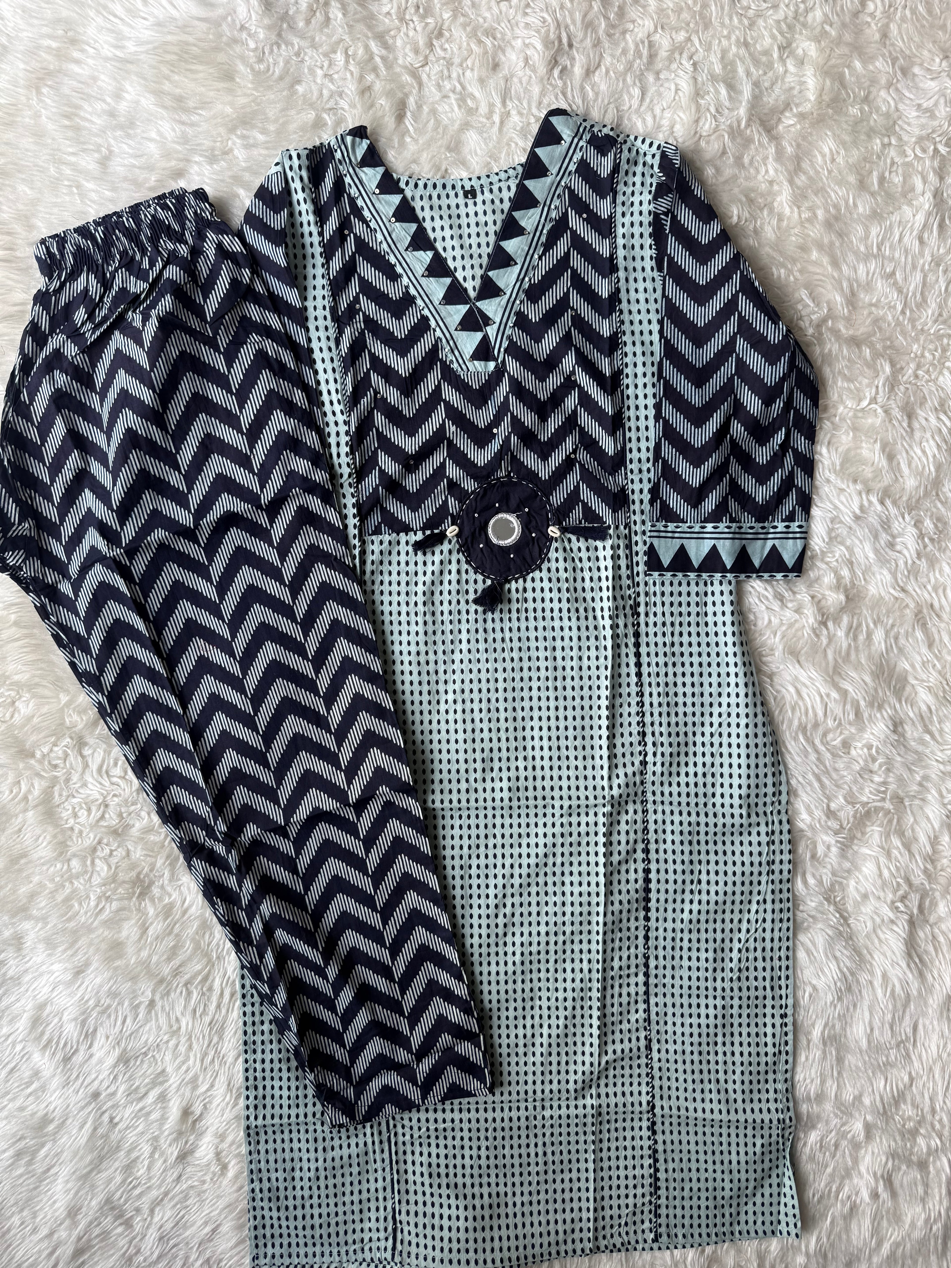 Cotton Kurti Pant Set