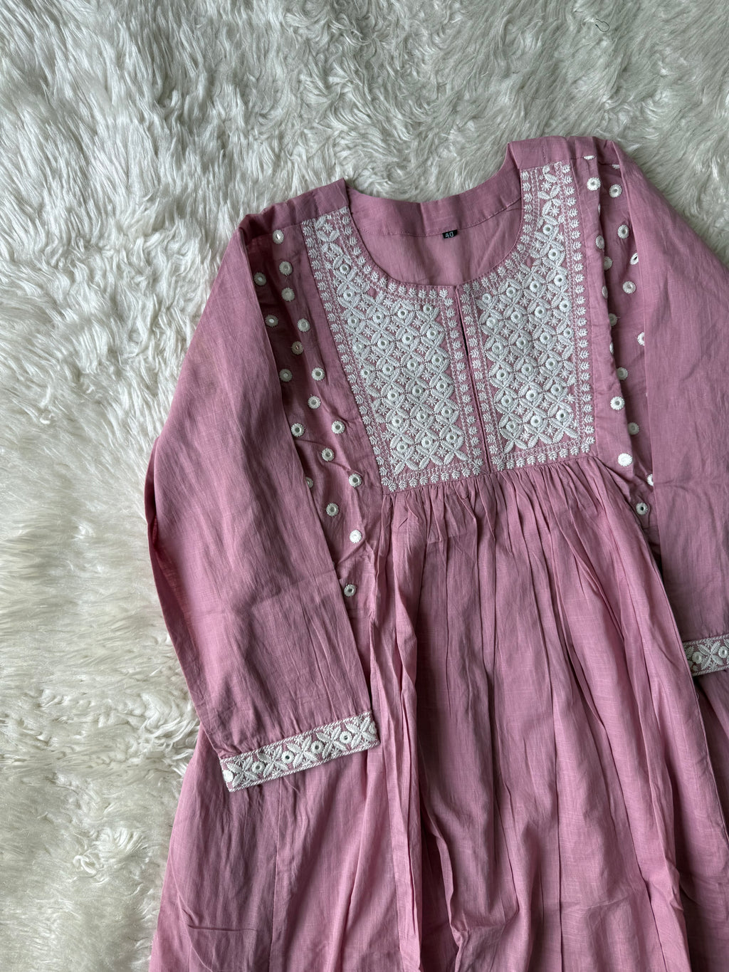 Z Premium Mul Cotton Kurti Plazo Set
