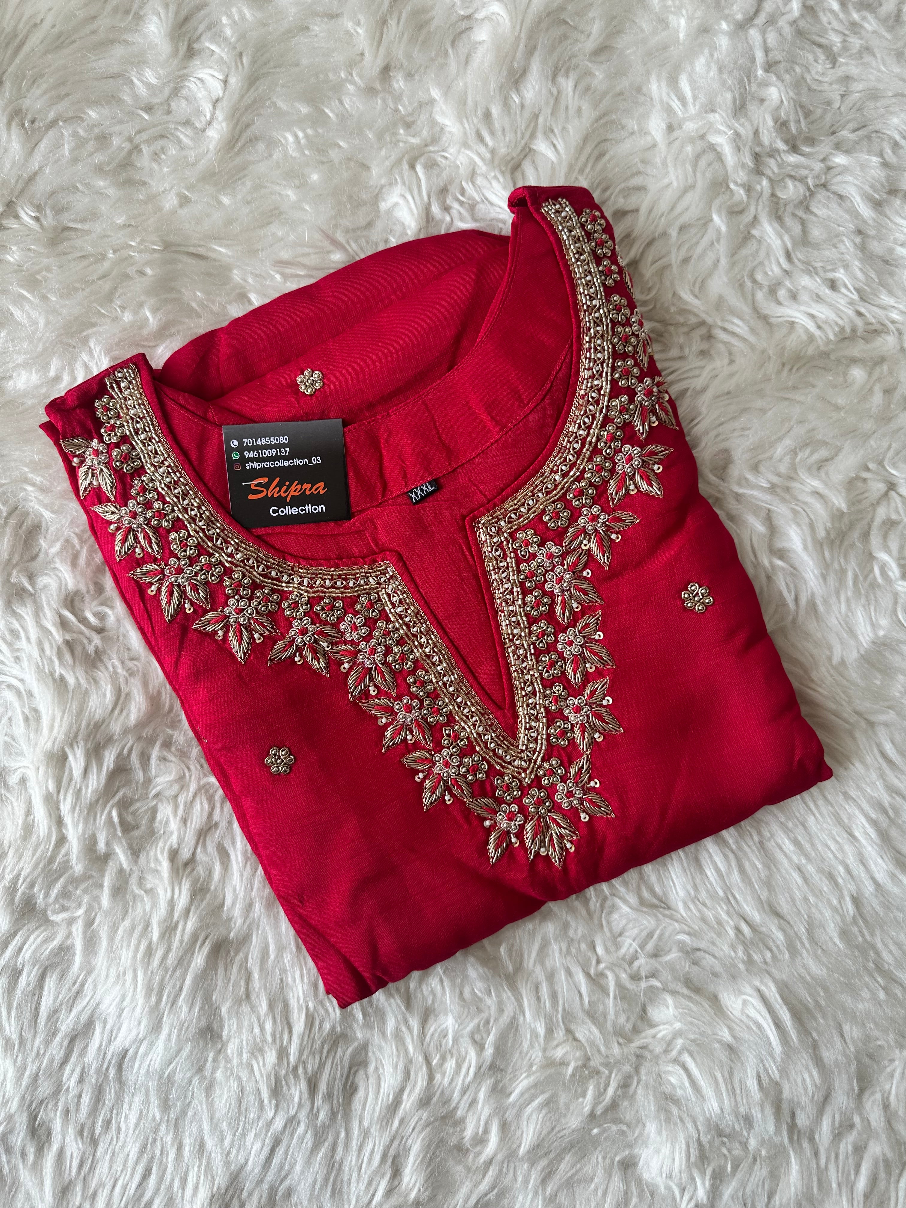 Dola Silk Kurti Pant Dupatta Set