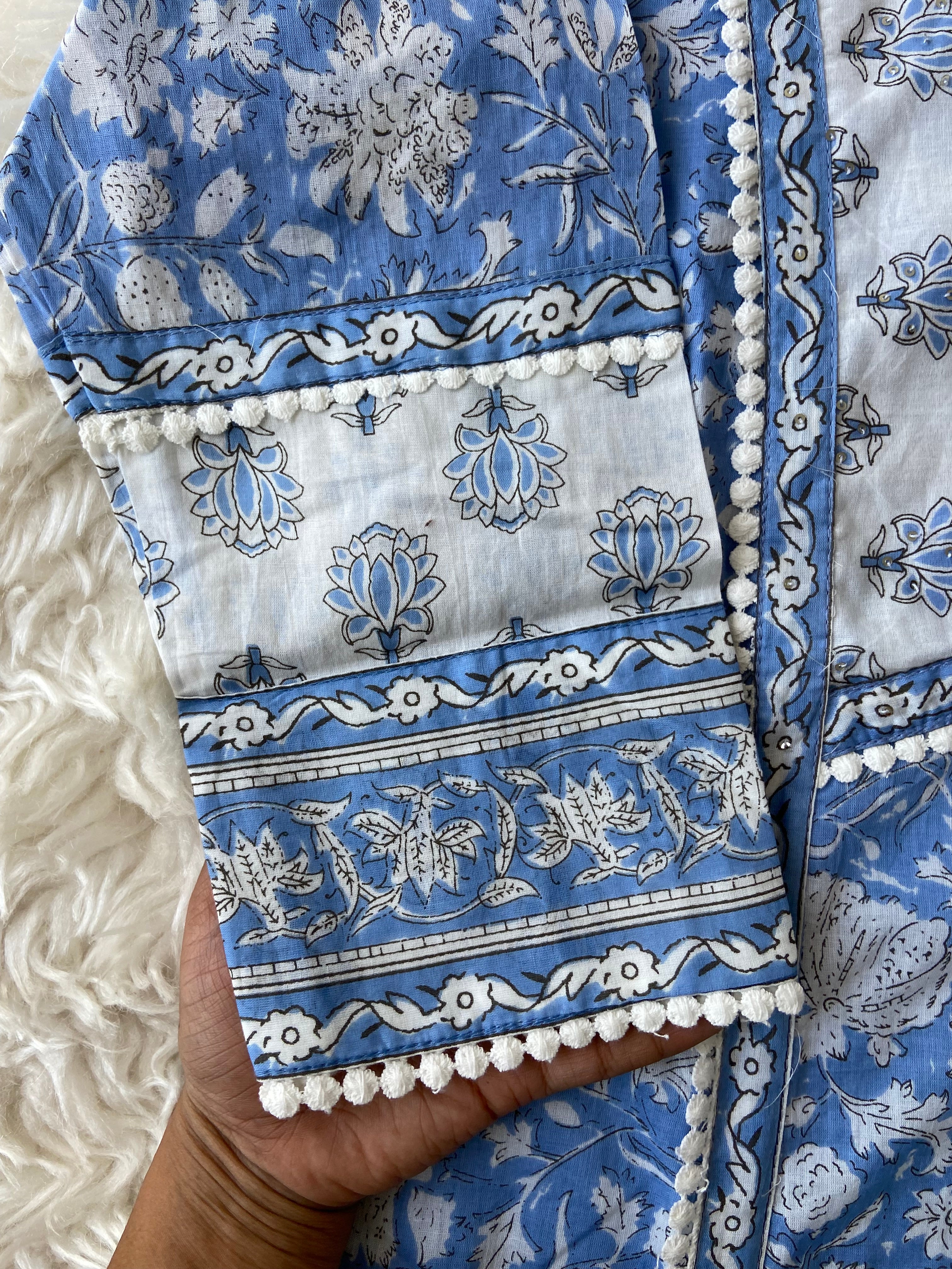 Premium Cotton Kurti Pant Dupatta Set