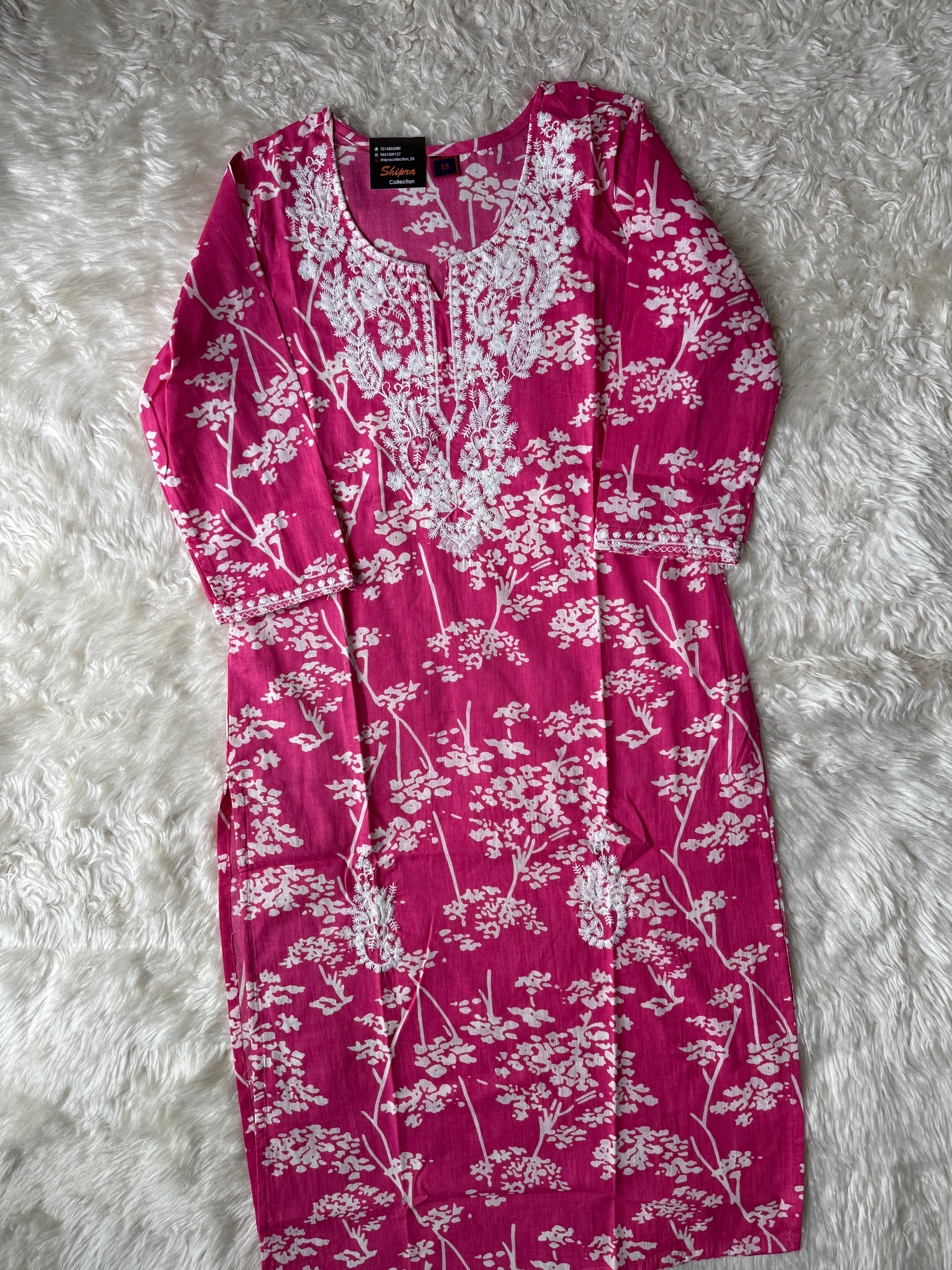 Cotton Kurti Pant Set