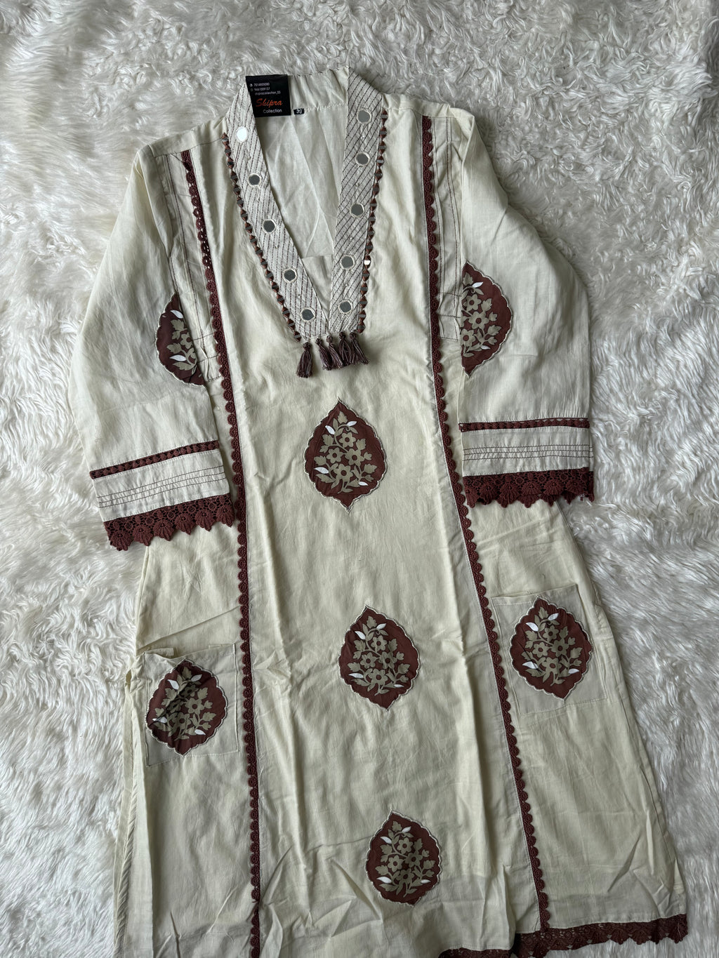 Premium Cotton Aline Kurti Plazo Dupatta Set