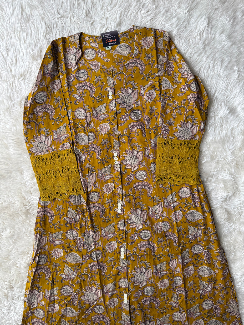 Pure Cotton Kurti Pant Set