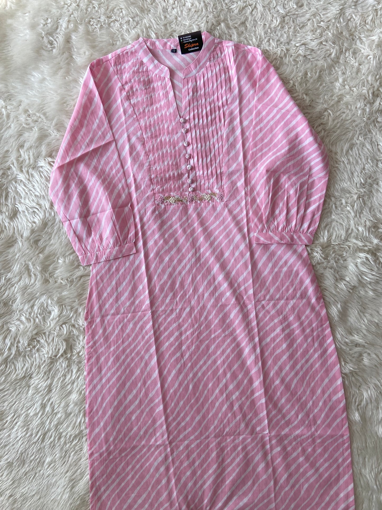 Premium Cotton Kurti Pant Dupatta Set