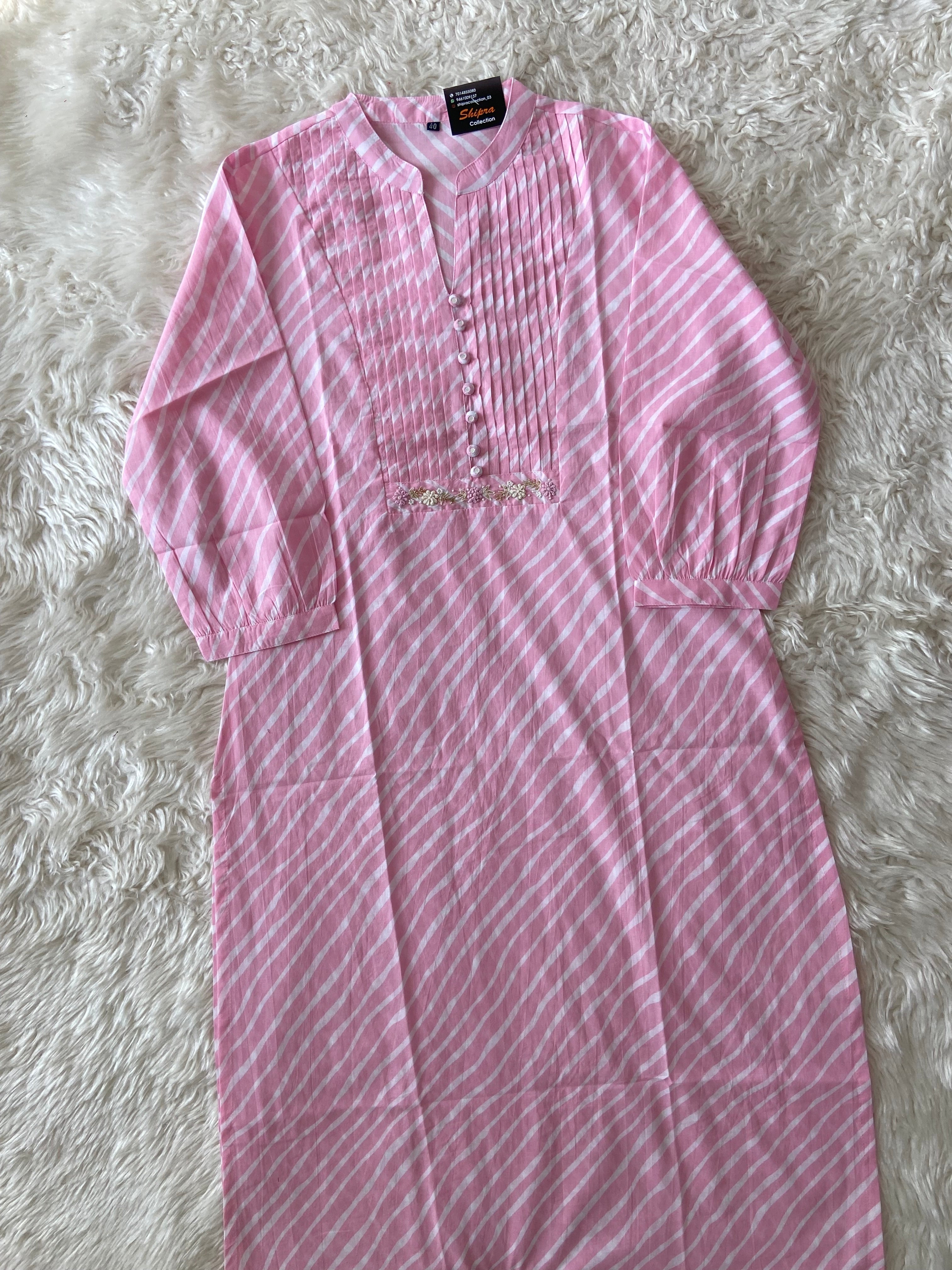 Premium Cotton Kurti Pant Dupatta Set