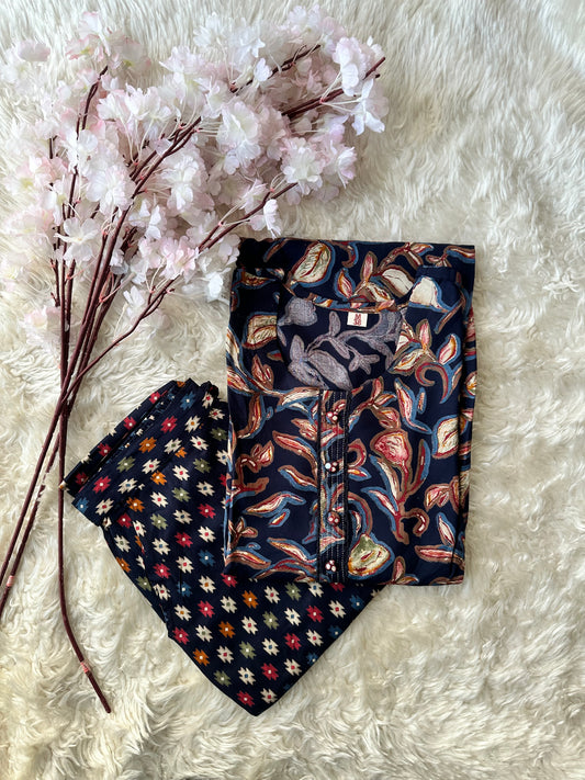Soft Rayon Kurti Pant Set