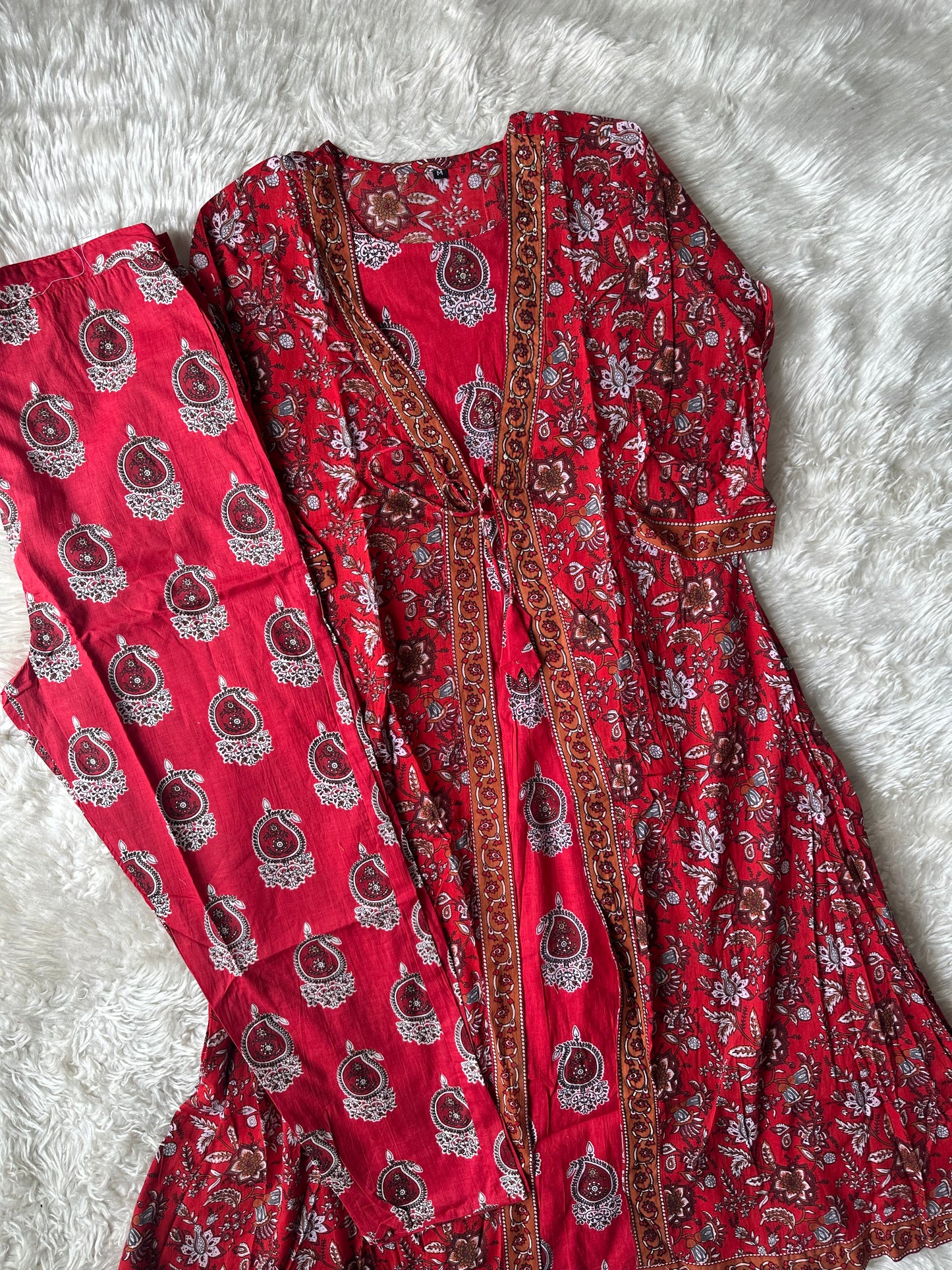 Cotton Kurti Pant Set