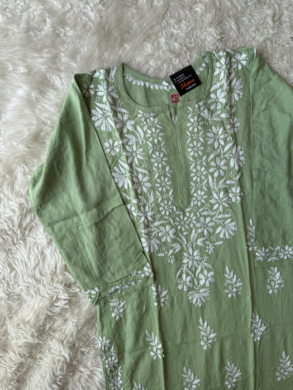 Heavy Rayon Chikankari Kurti Plazo Set