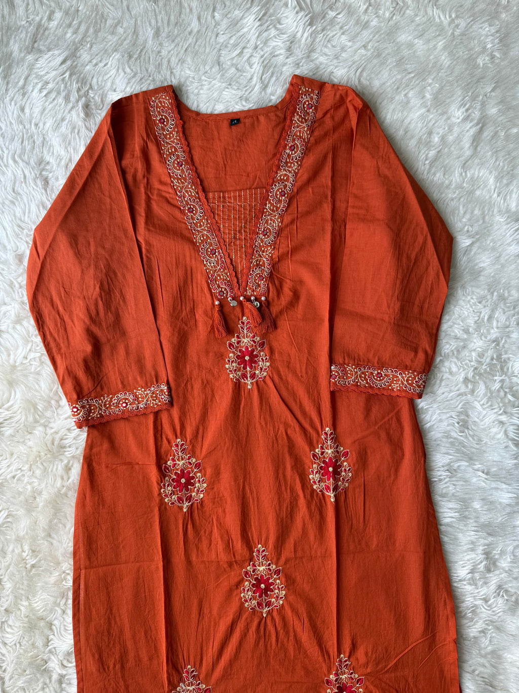 Budget Friendly Kurti Pant Dupatta Set