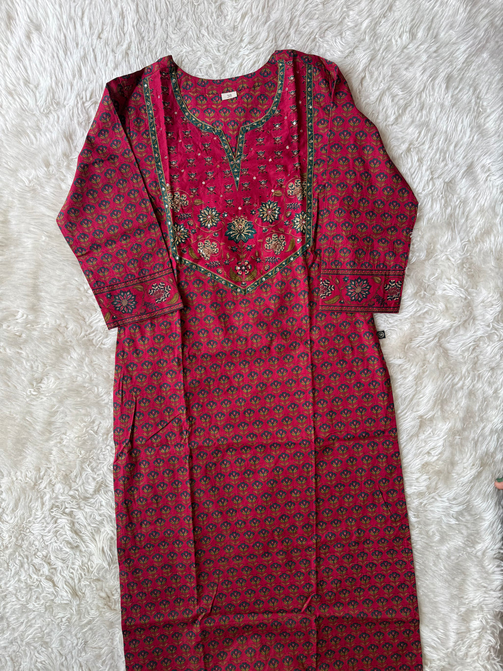 Premium Cotton Kurti Pant Dupatta Set