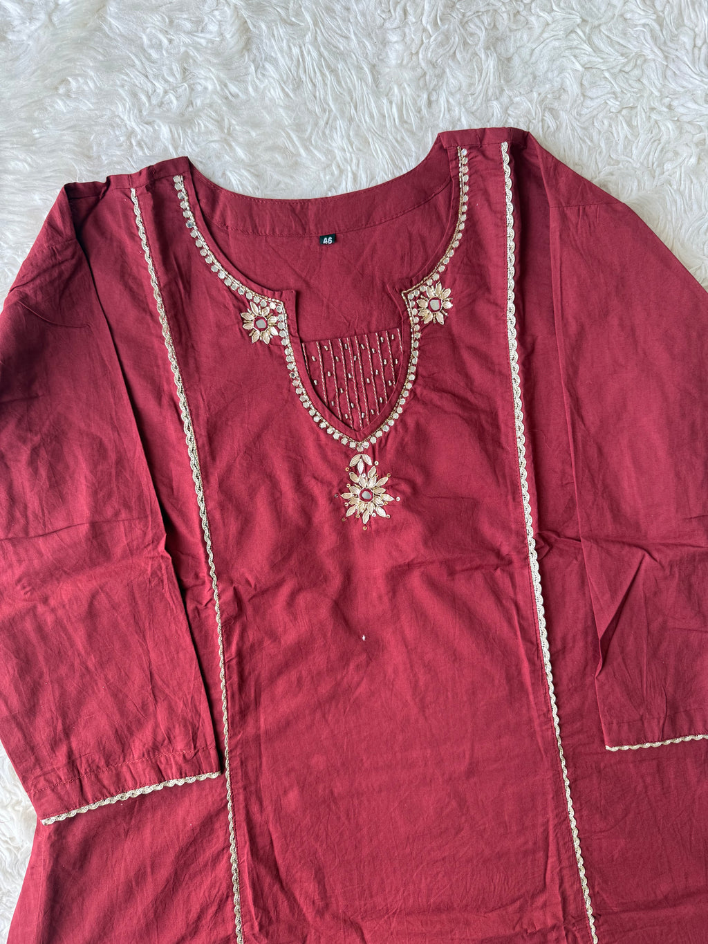 Premium Cotton Kurti Plazo Dupatta Set