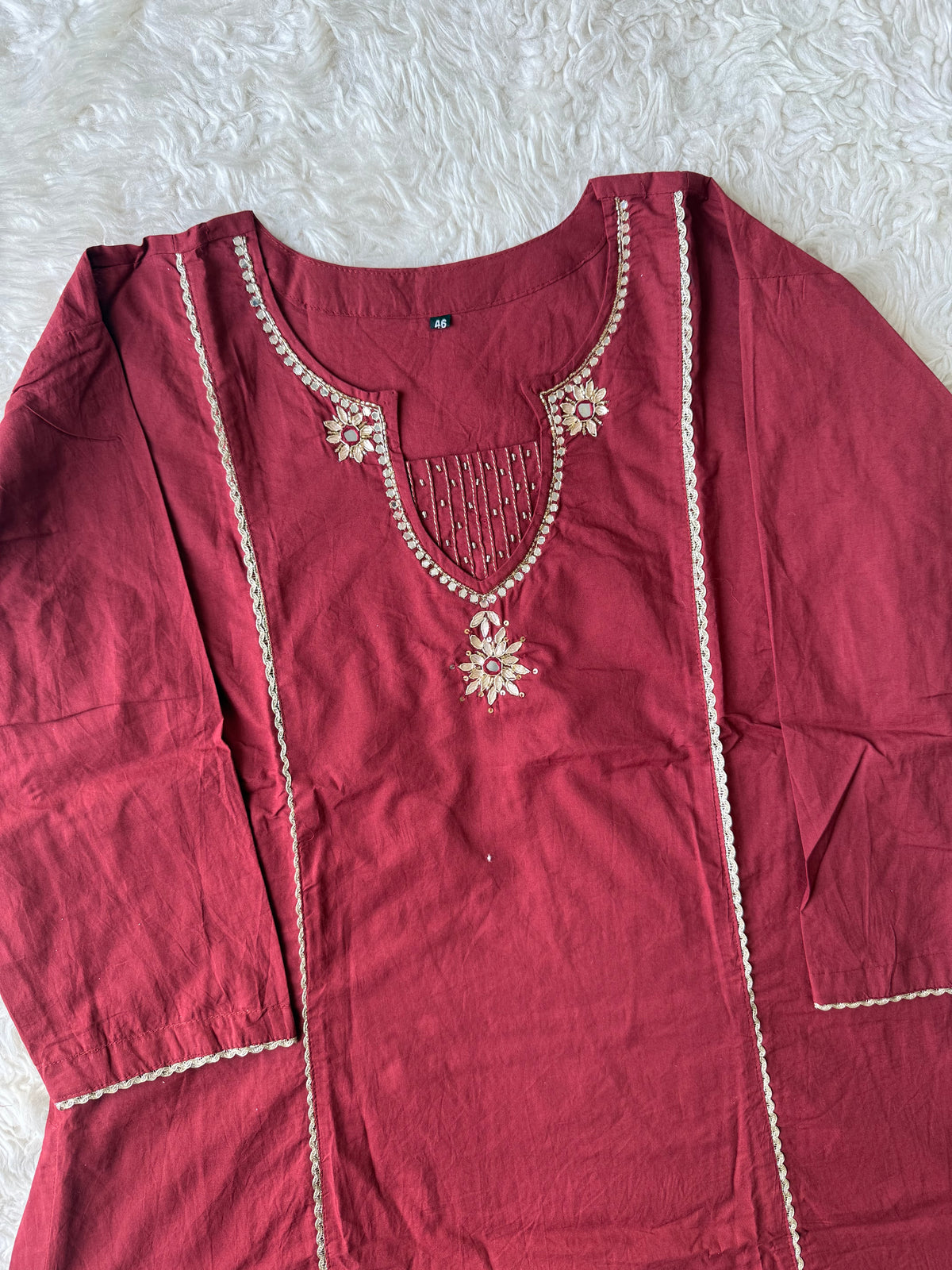 Premium Cotton Kurti Plazo Dupatta Set