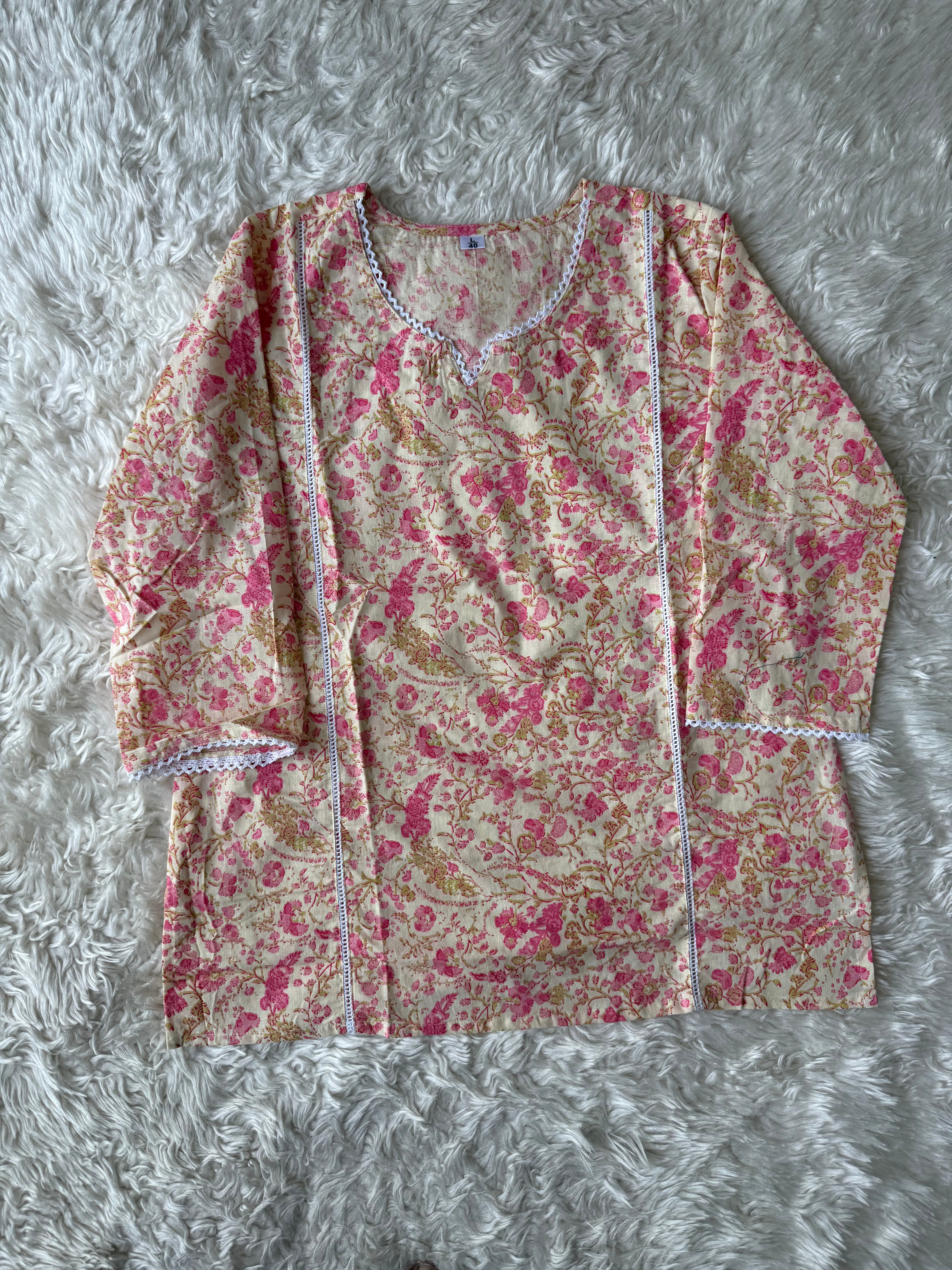 Premium Cotton Short Kurti