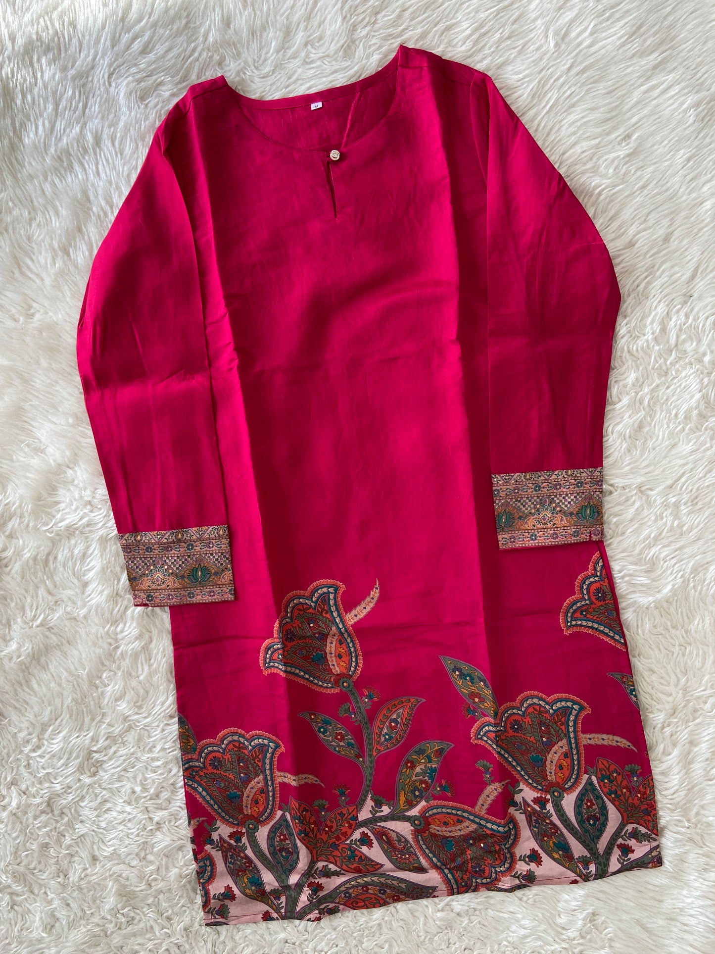 Pure Muslin Silk Kurti PlazoDupatta Set