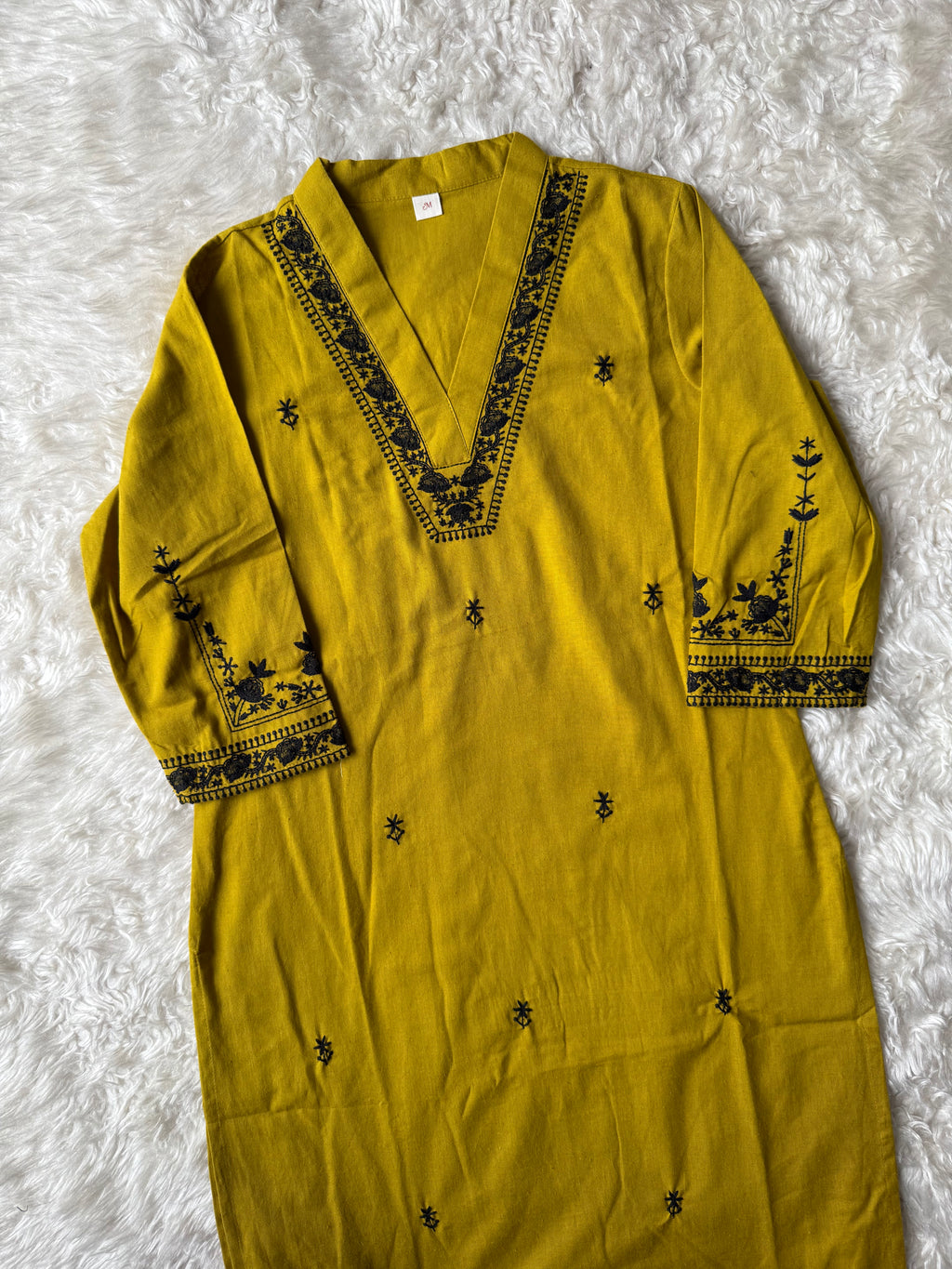 Khadi Cotton Kurti Pant Set