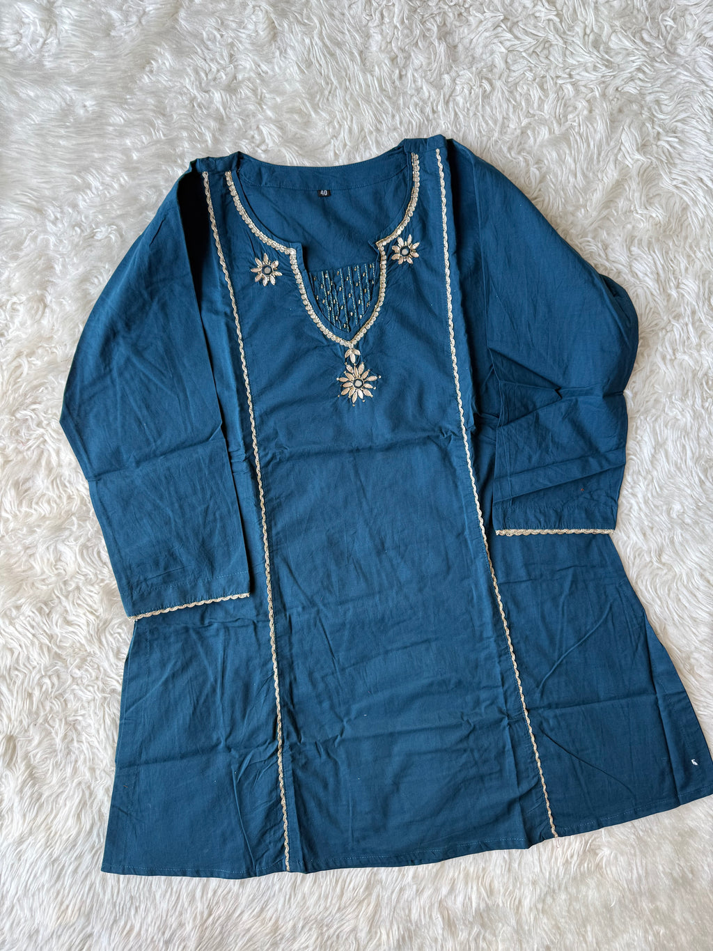 Premium Cotton Kurti Plazo Dupatta Set