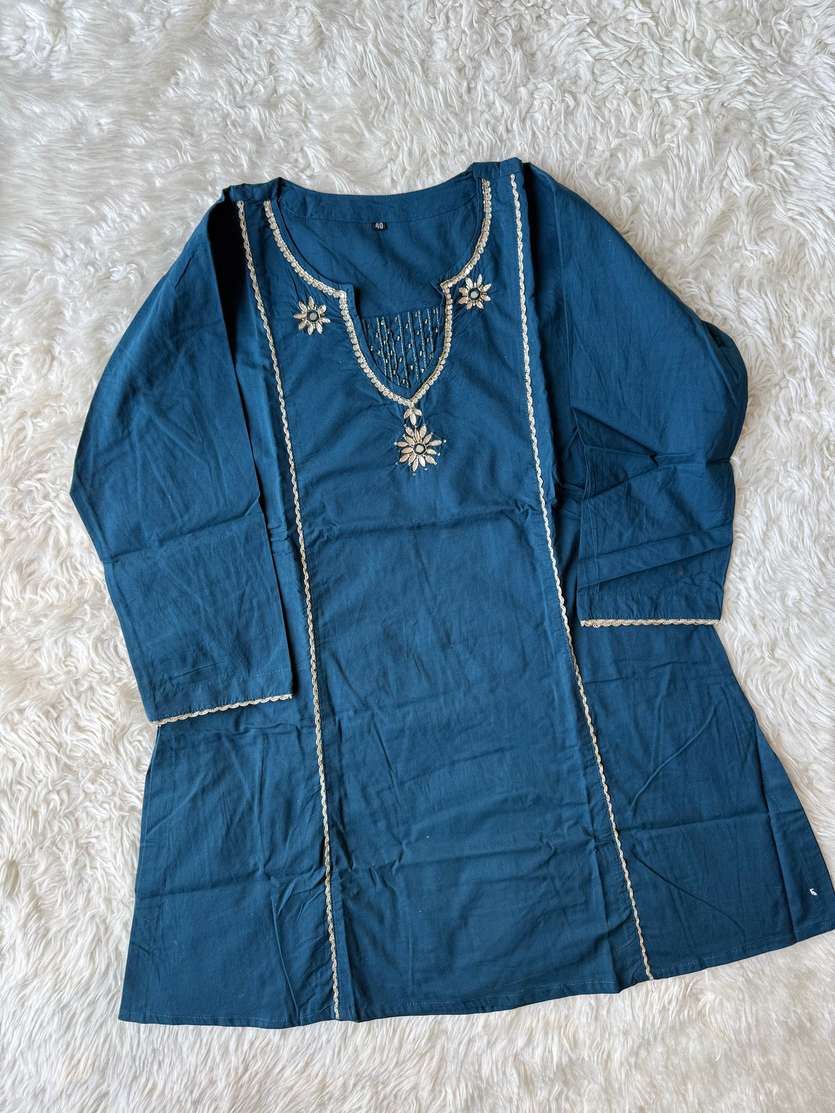 Premium Cotton Kurti Plazo Dupatta Set