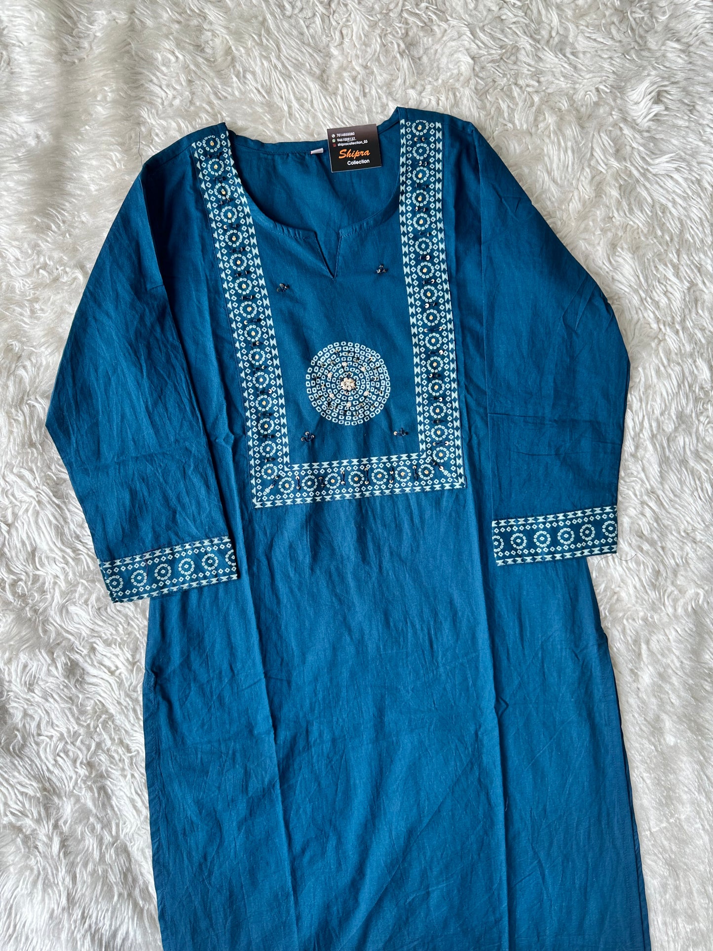 Premium Cotton Kurti Pant Dupatta Set