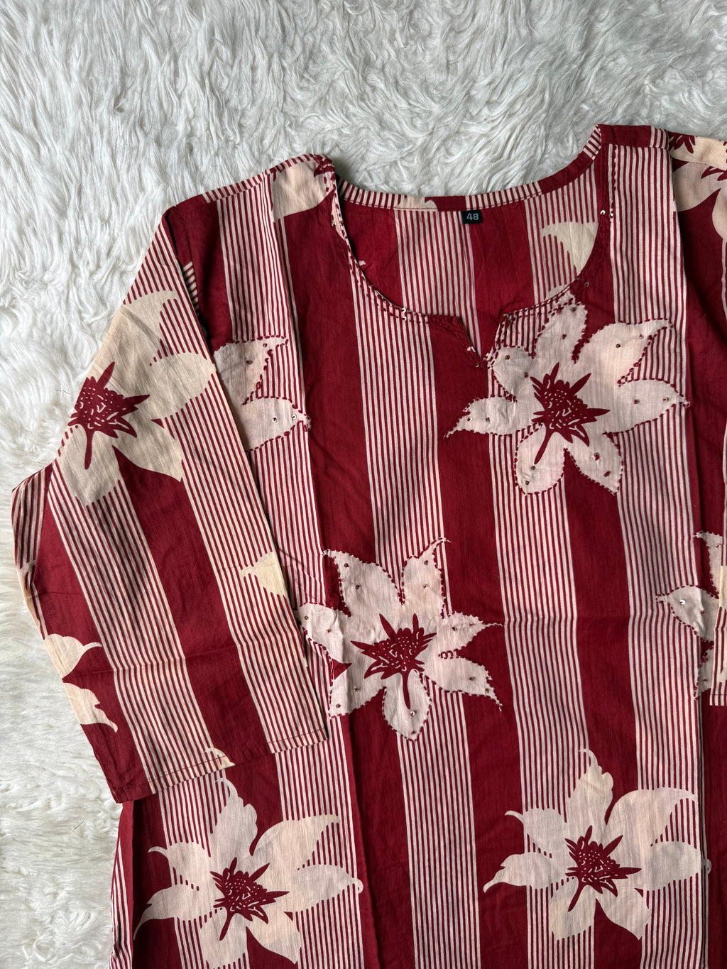 Pure Cotton Kurti Pant Dupatta Set