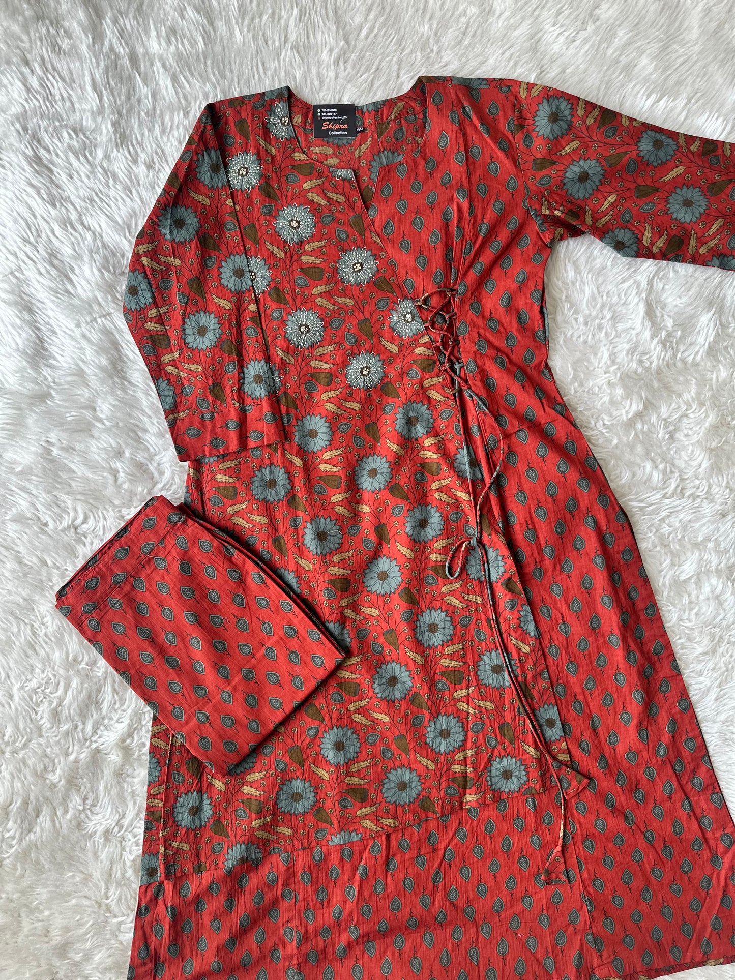 Stock Clearance 🚨 Premium Cotton Kurti Pant Set