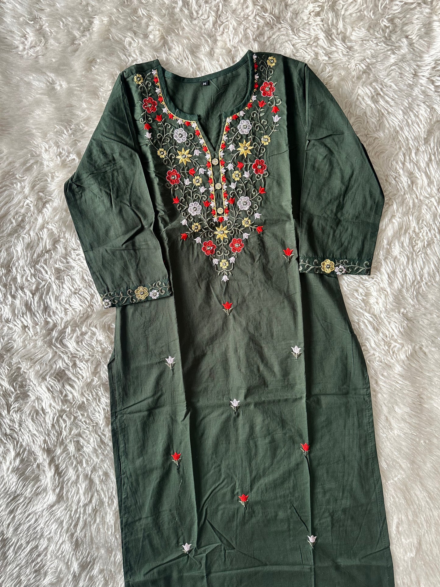 Cotton Kurti Pant Set