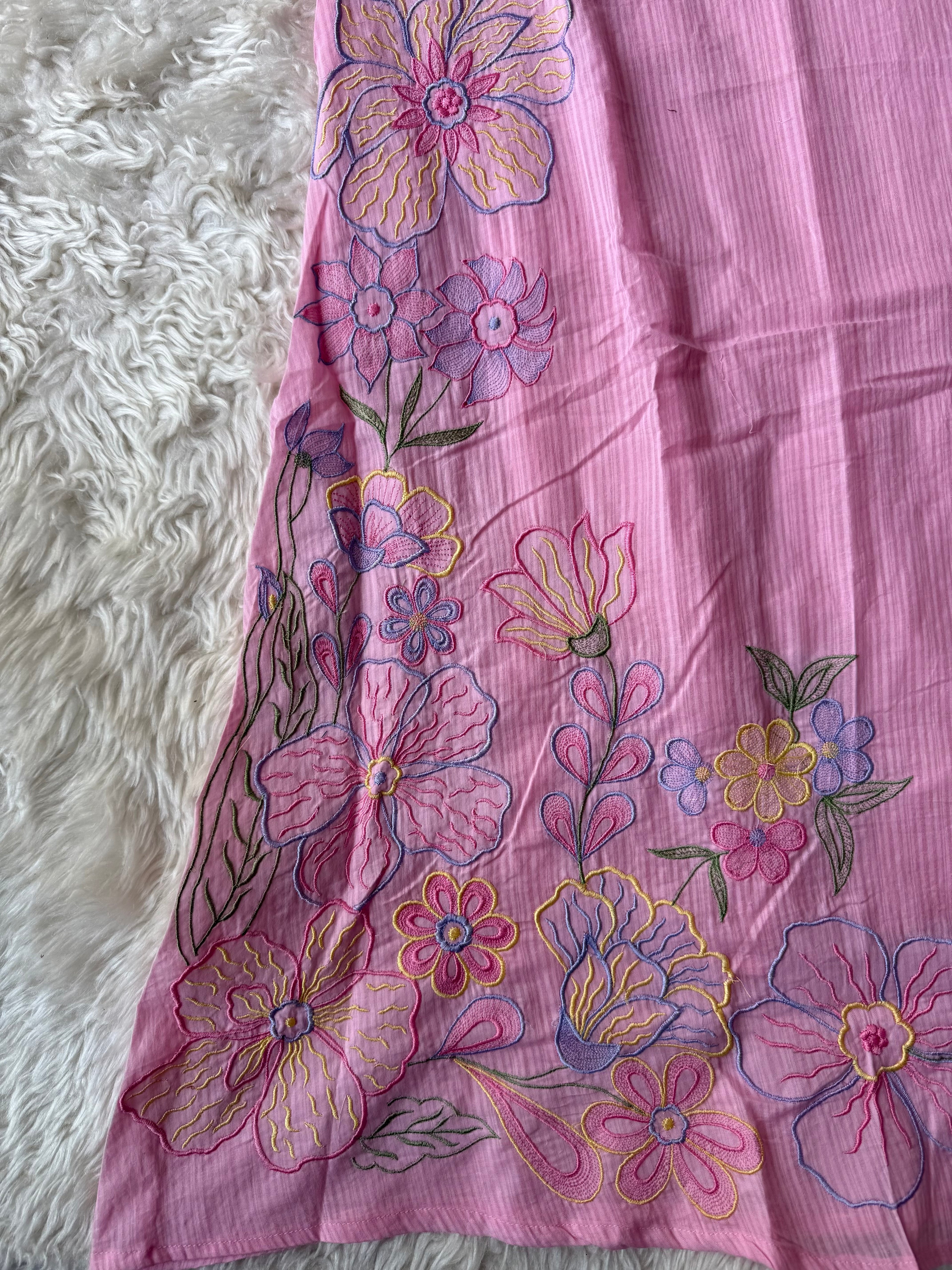 Mul Cotton Kurti Pant Dupatta Set