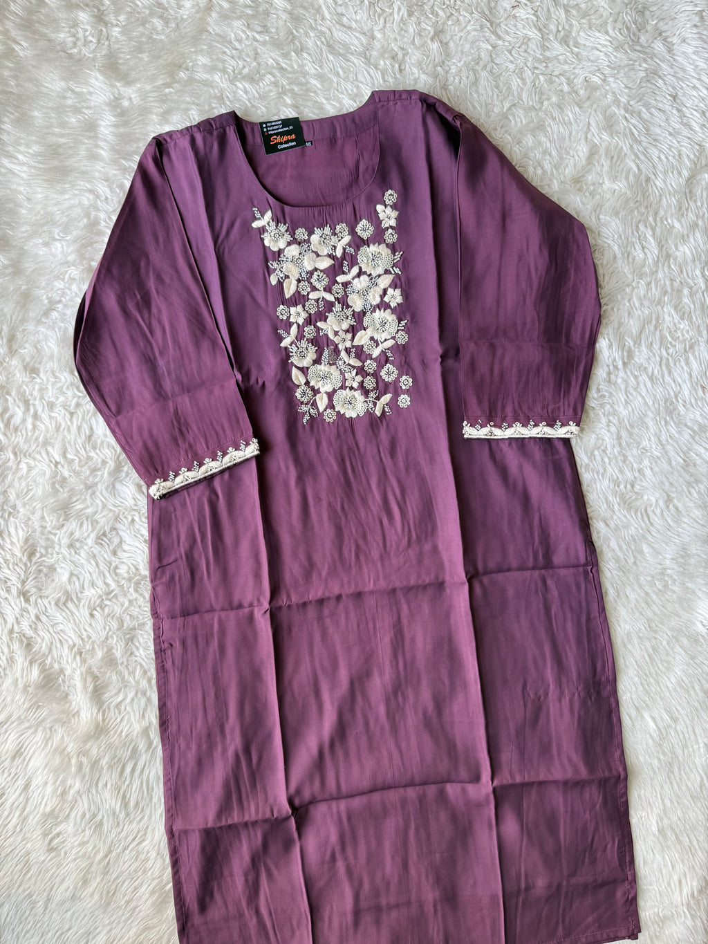 “Plus Size” Roman Silk Kurti Pant Dupatta Set