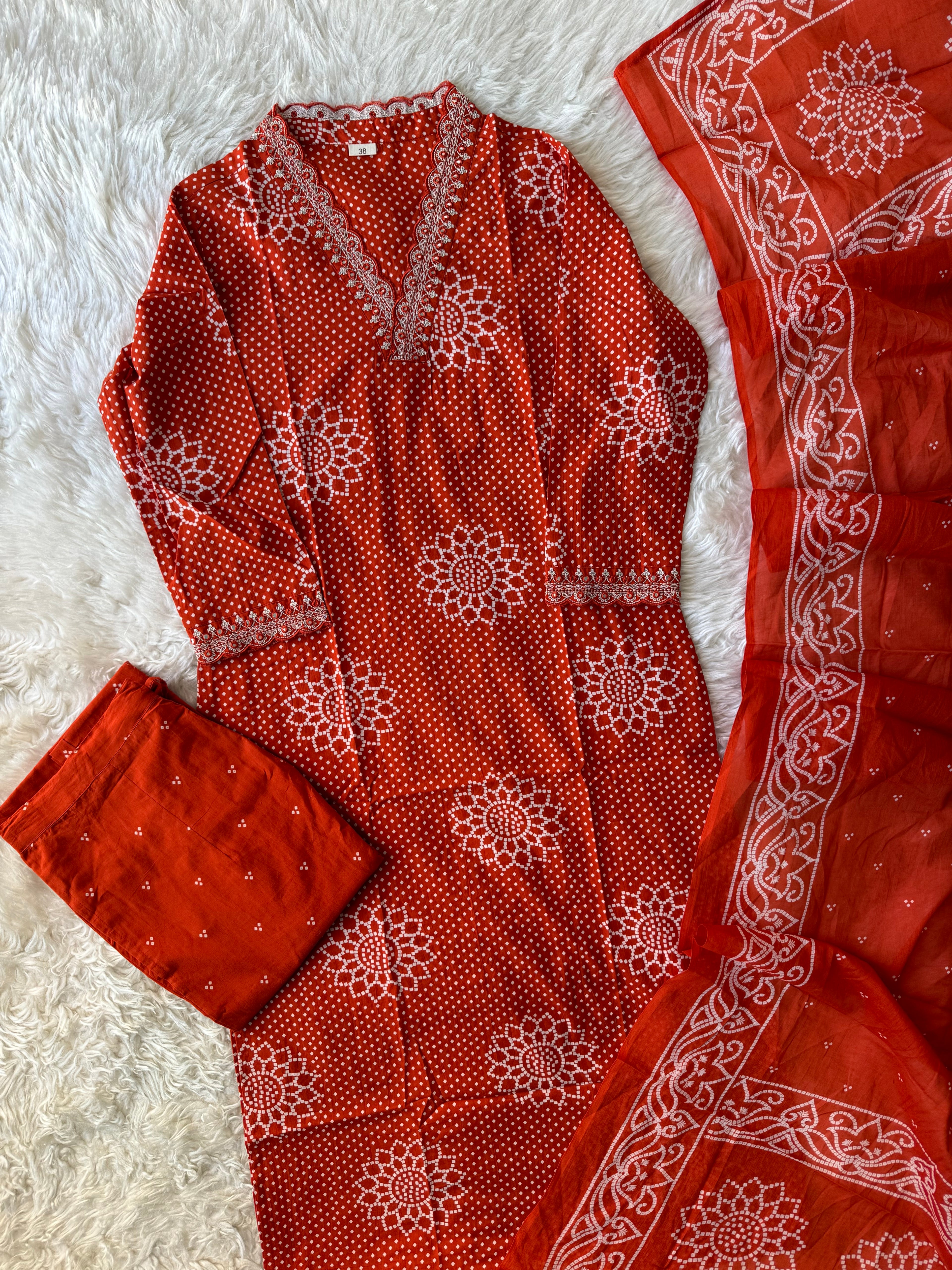 Premium Cotton Kurti Plazo Pant Set
