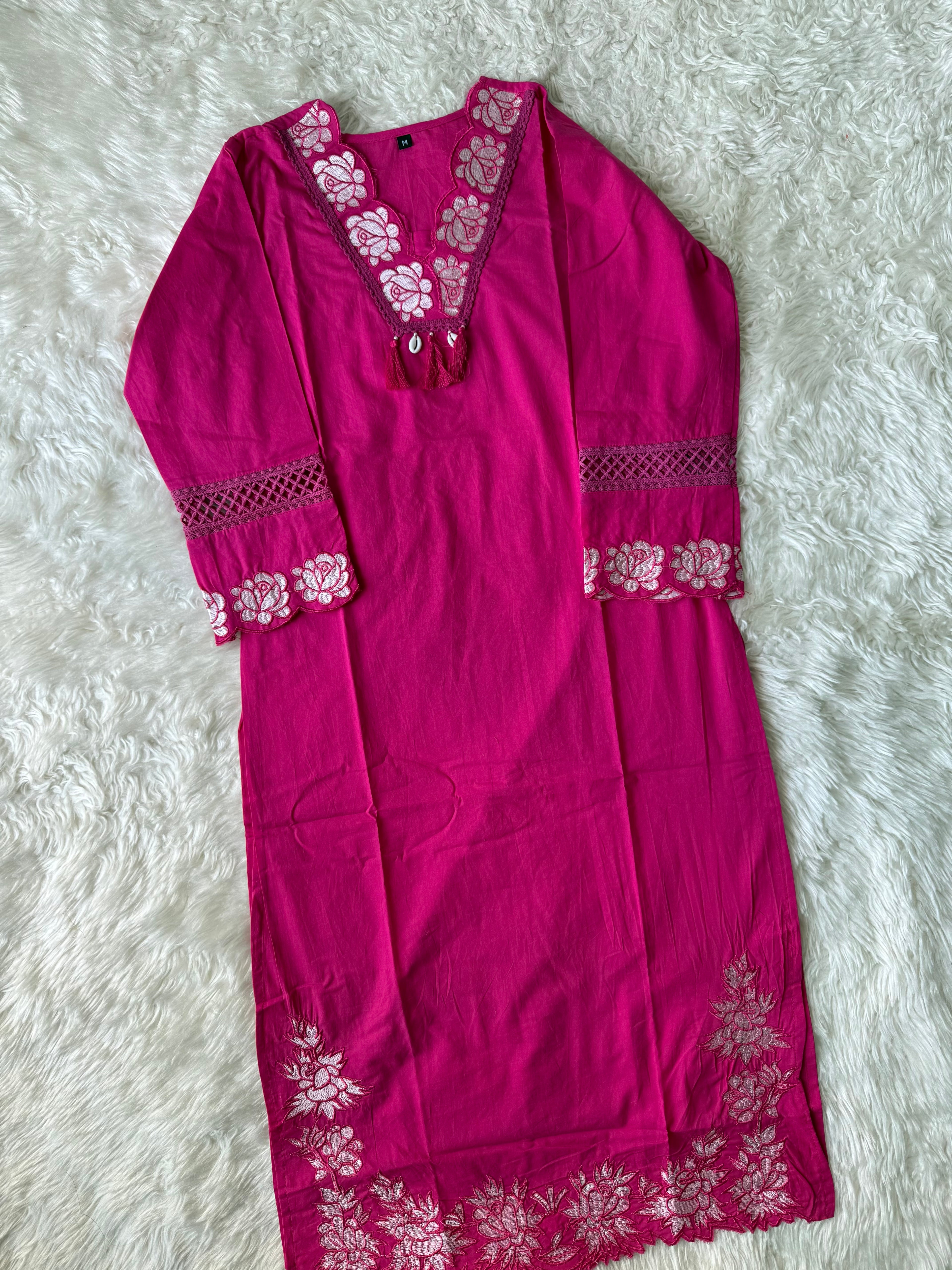 Budget Friendly Kurti Pant Dupatta Set