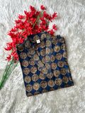 Pure Muslin Silk V-Neck kurti