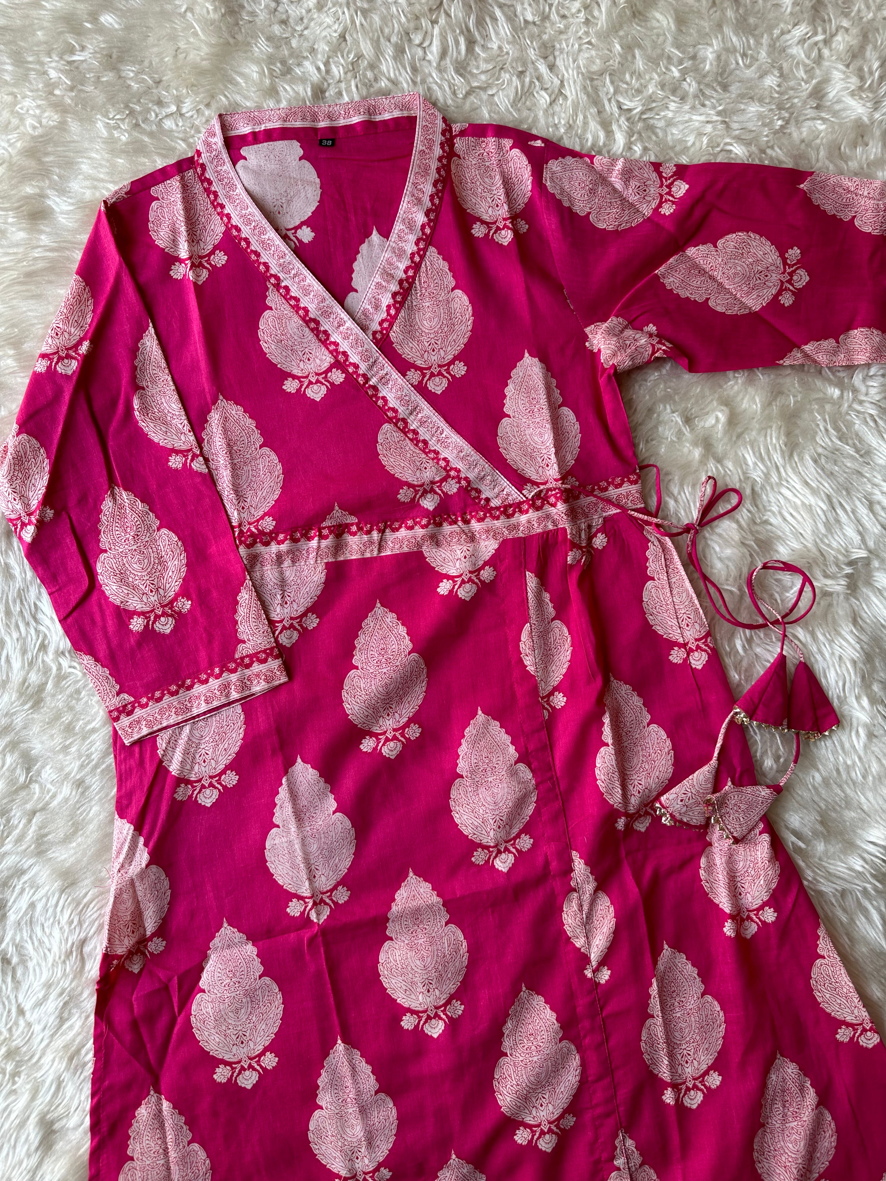 Pure Mul Cotton Kurti Pant Set