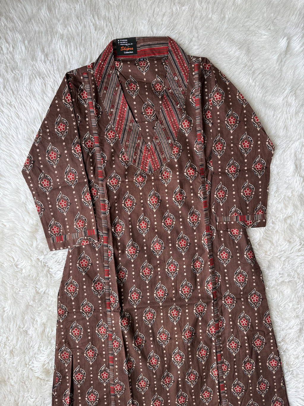 Premium Cotton Kurti Pant Dupatta Set