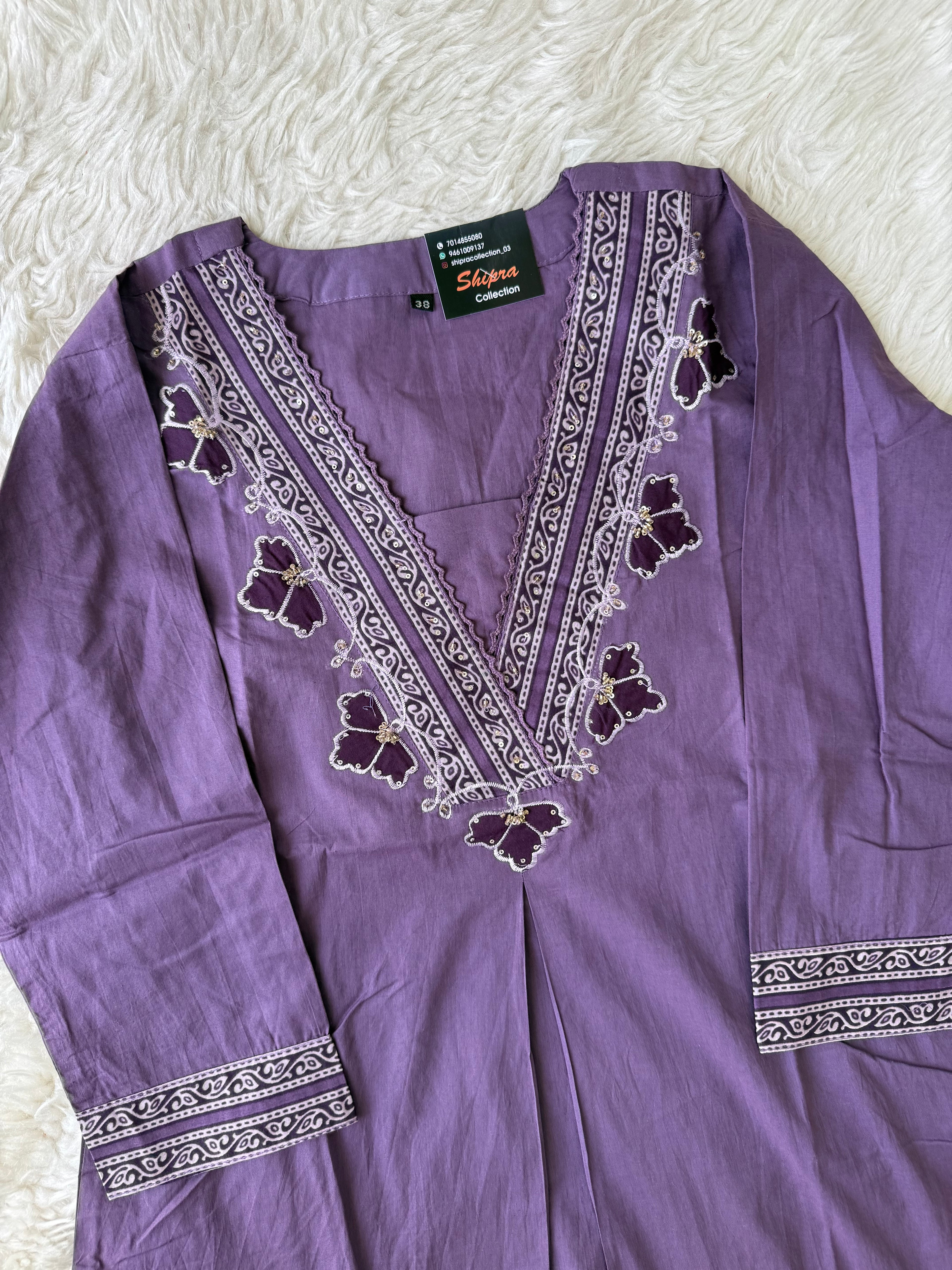Premium Cotton Kurti Pant Dupatta Set