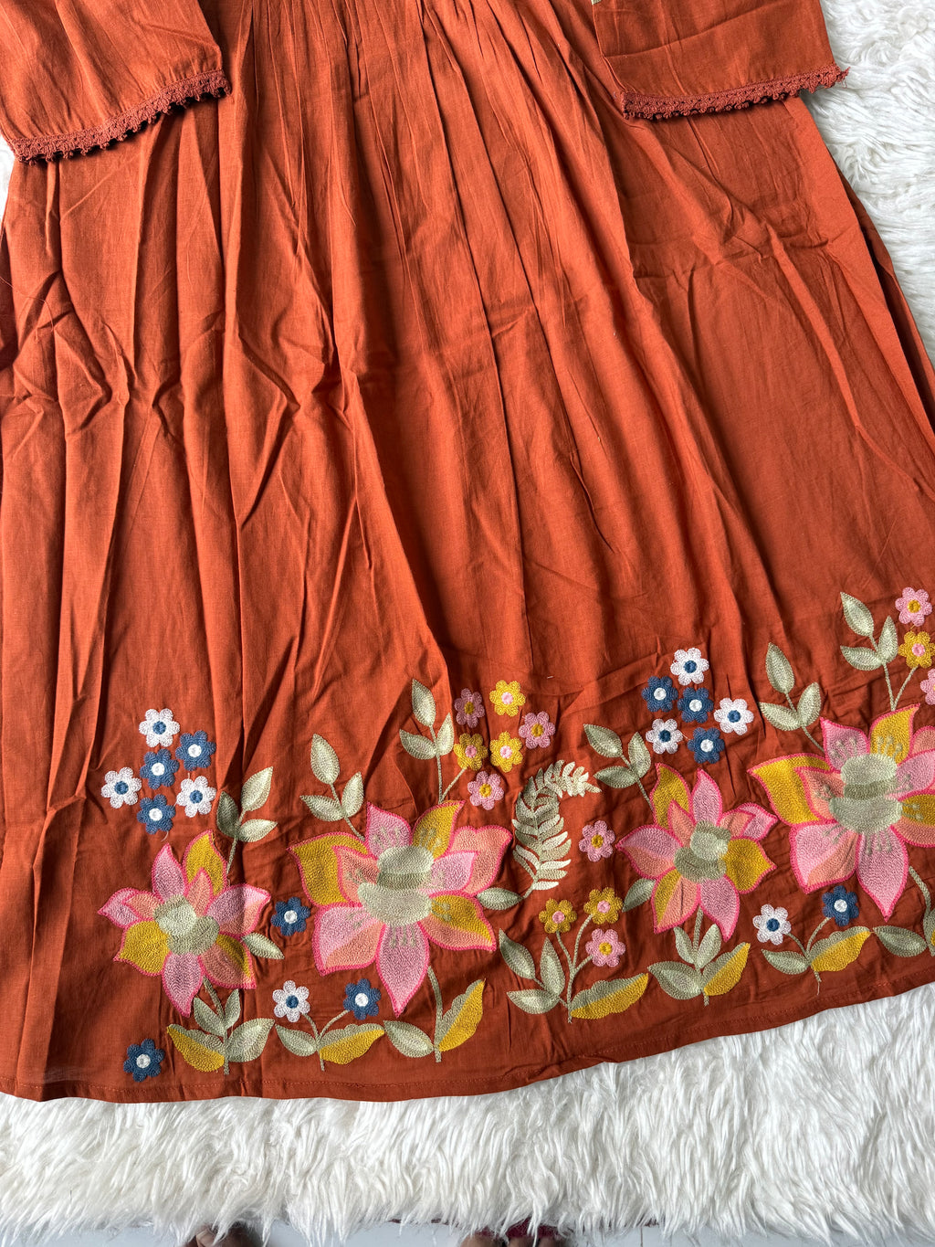 Mul Cotton Kurti Pant Dupatta Set