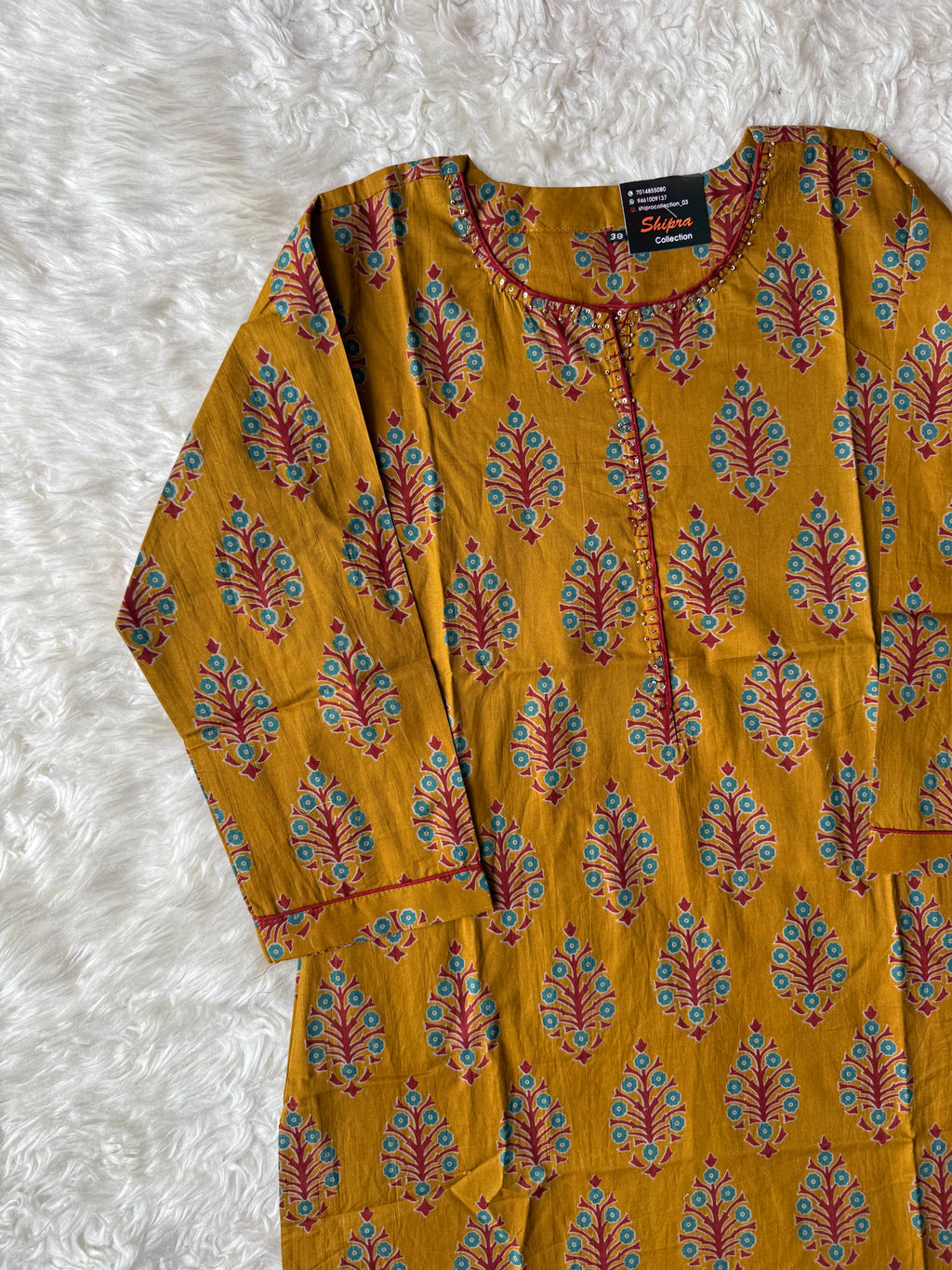 Premium Cotton Kurti Pant Dupatta Set