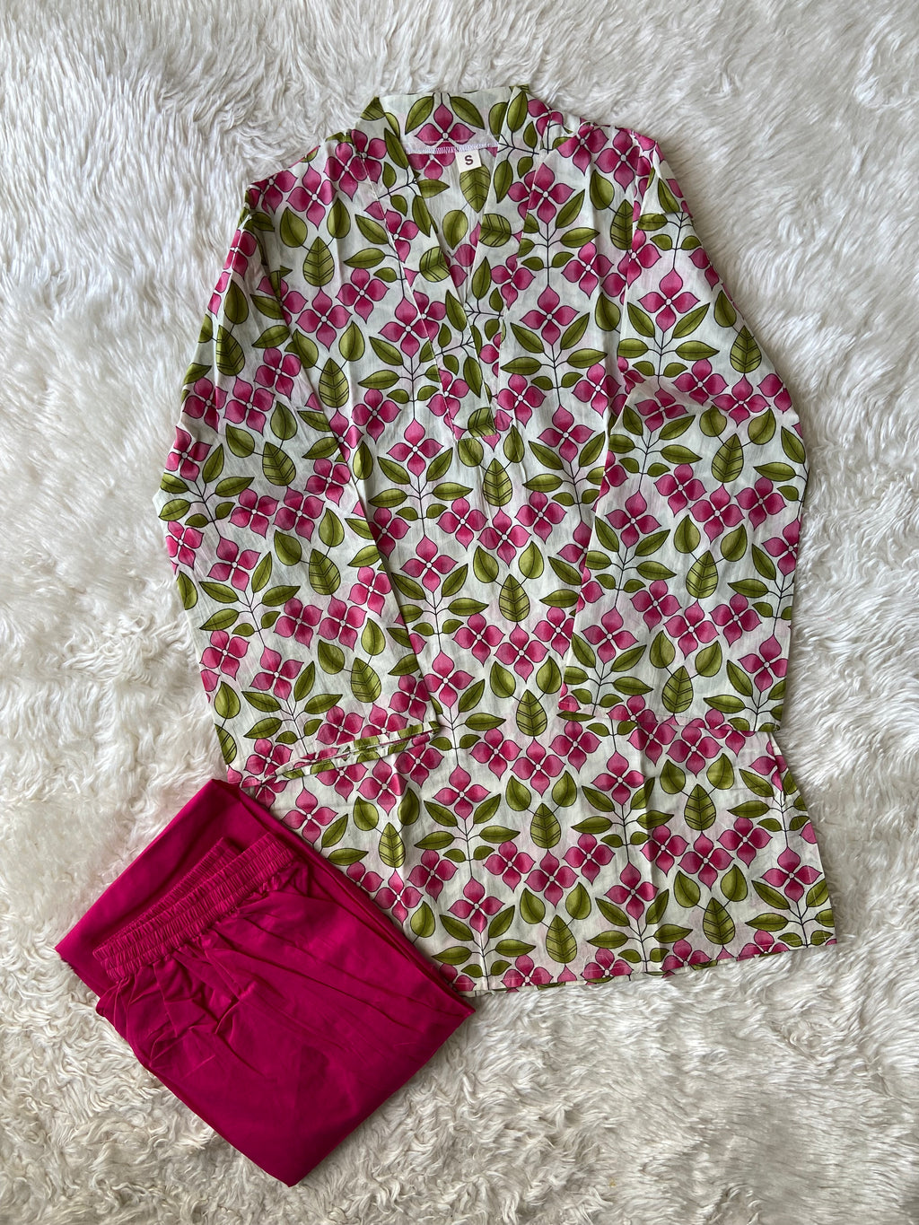 Premium Cotton Kurti Farshi Salwar Set