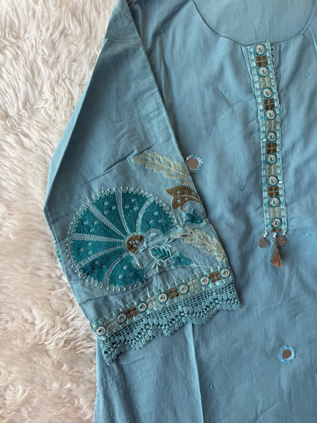Premium Cotton Kurti Plazo Dupatta Set