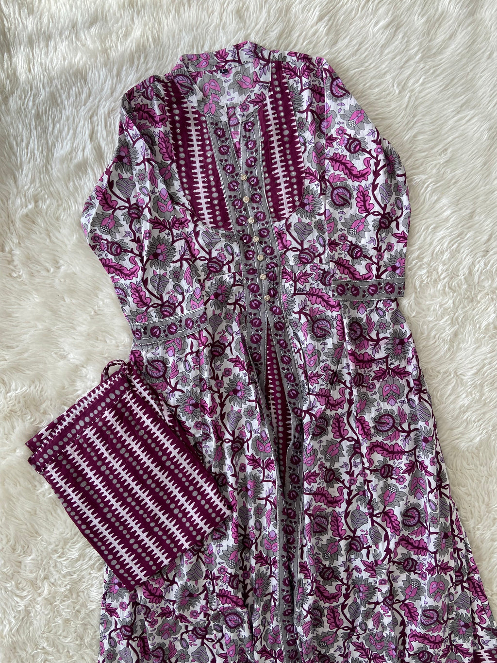 Cotton Kurti Pant Set