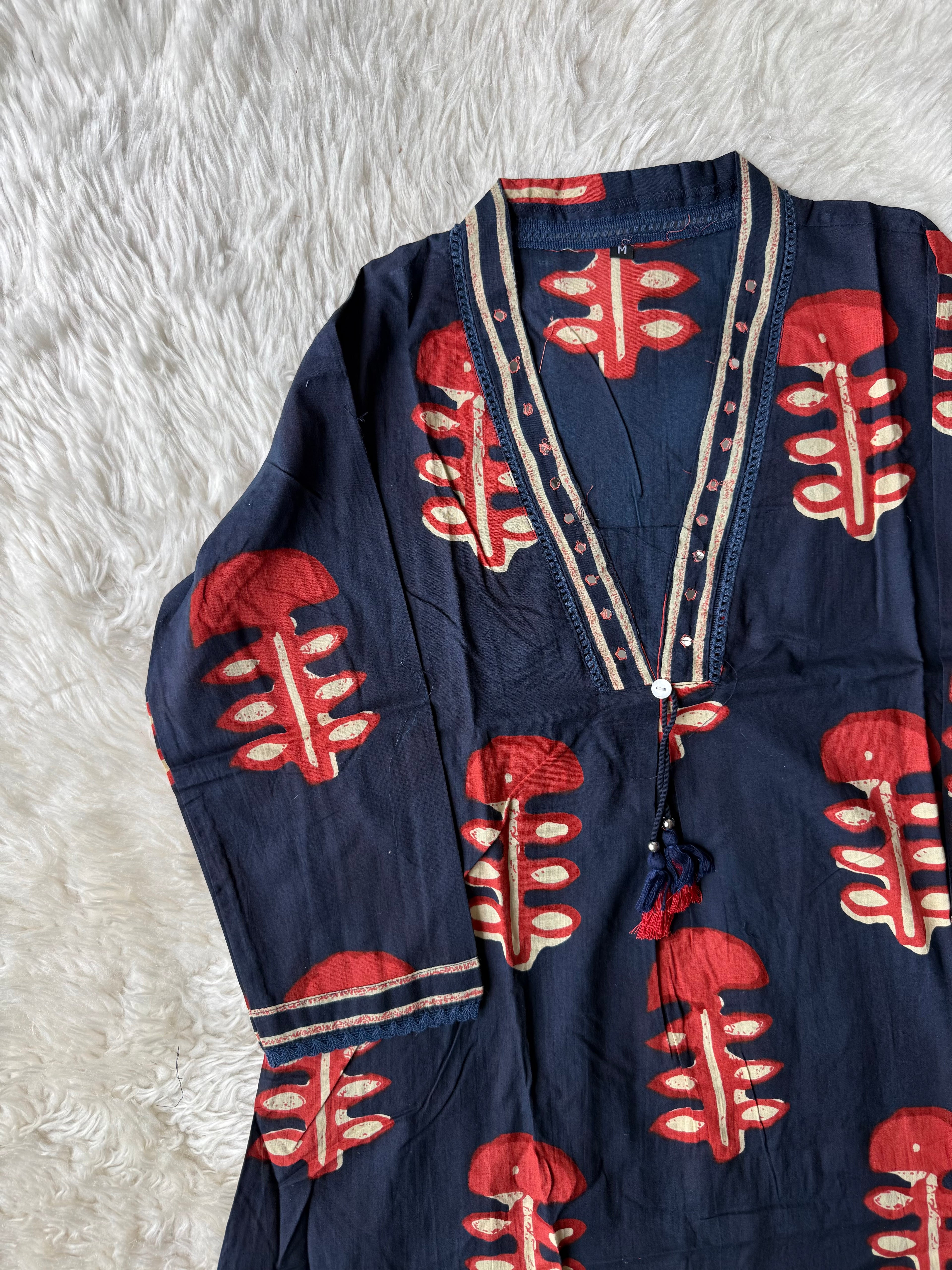 Cotton FLARE Kurti Pant Set