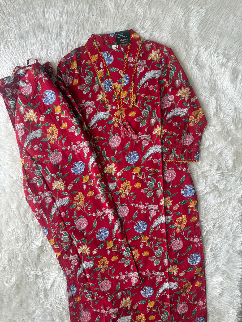 Premium Cotton Kurti Pant Set