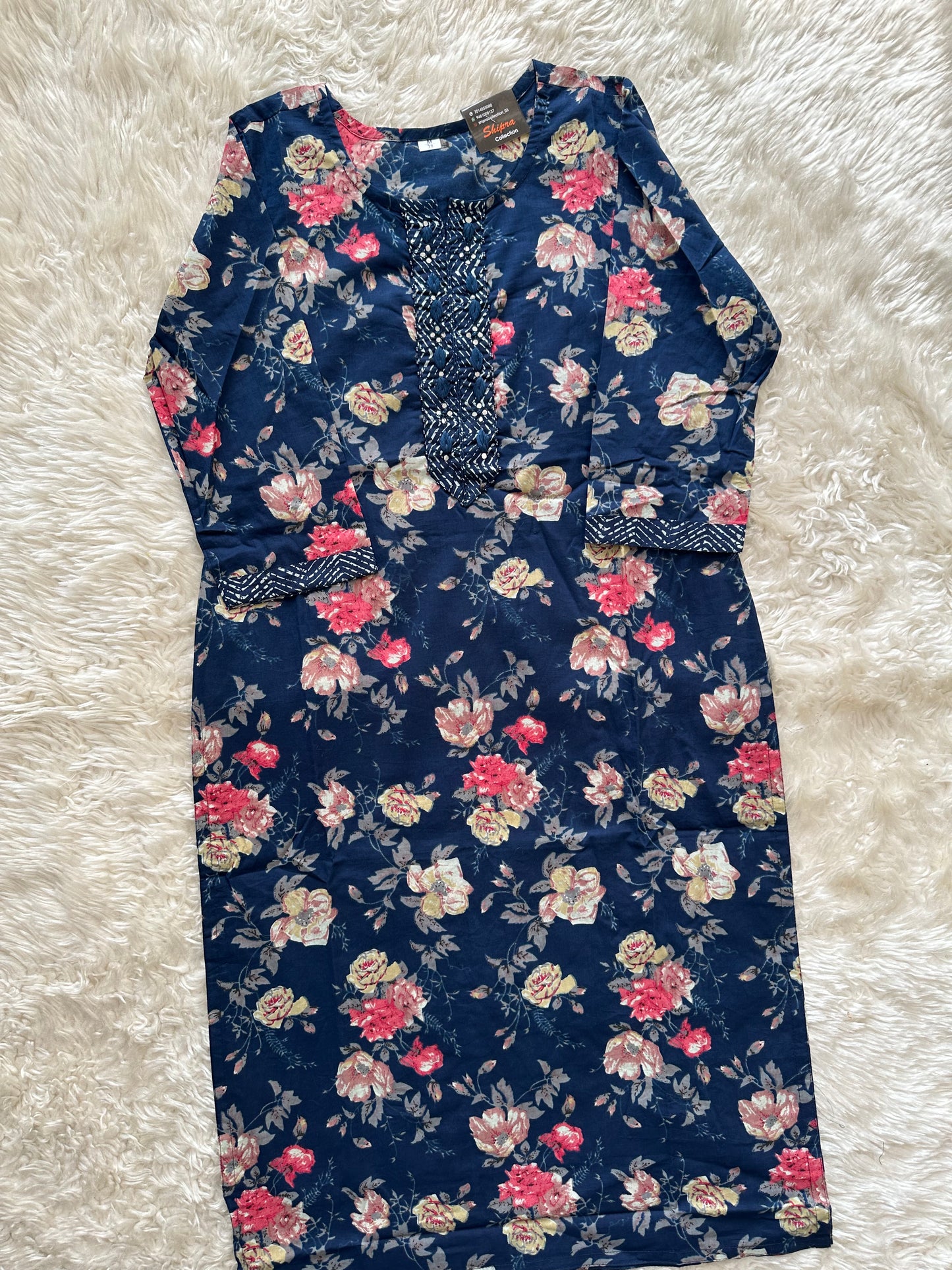 Premium Cotton Kurti Pant Dupatta Set
