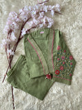 Khadi Cotton Kurti Pant Set
