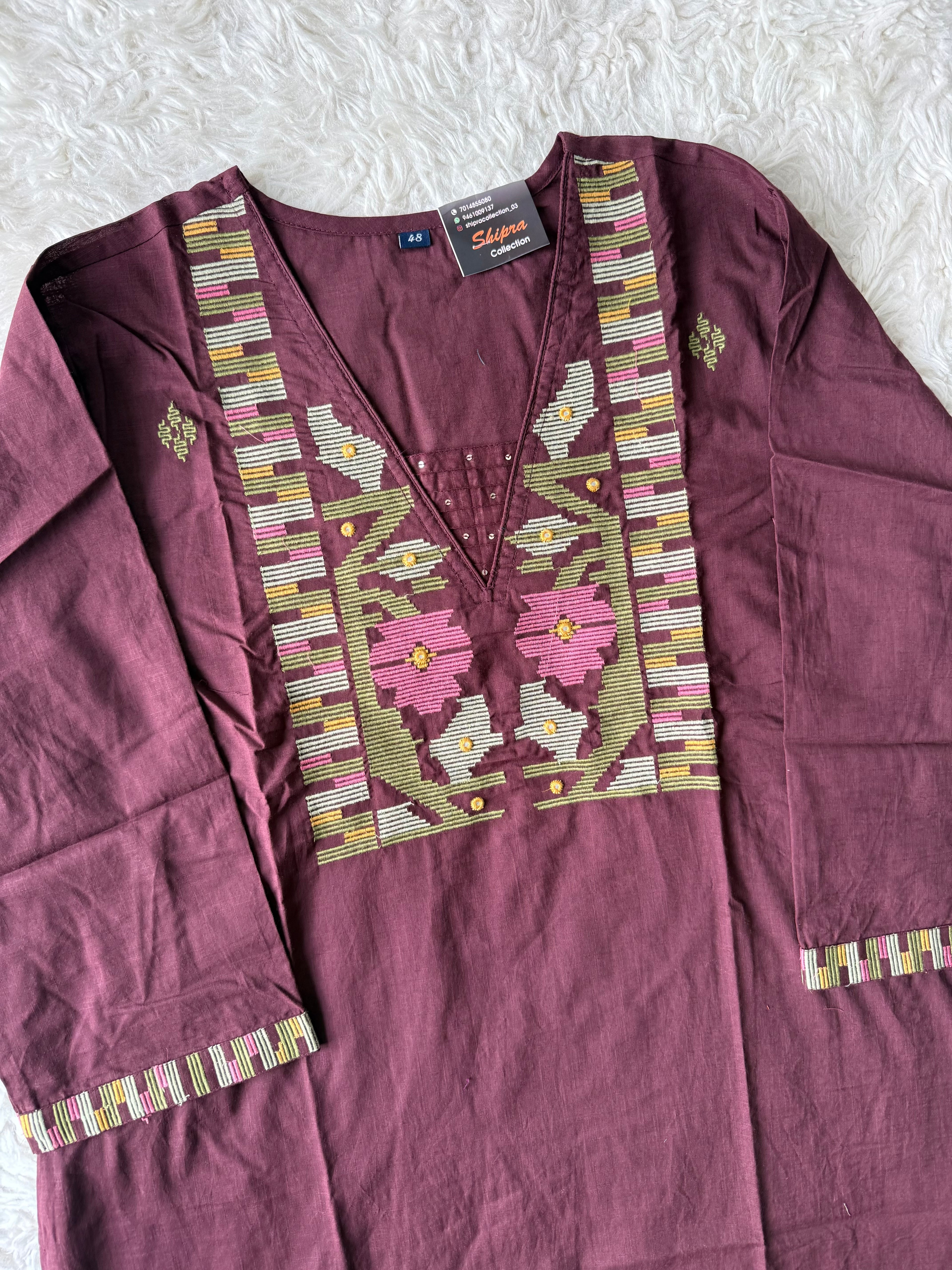 Premium Cotton Kurti Pant Dupatta Set